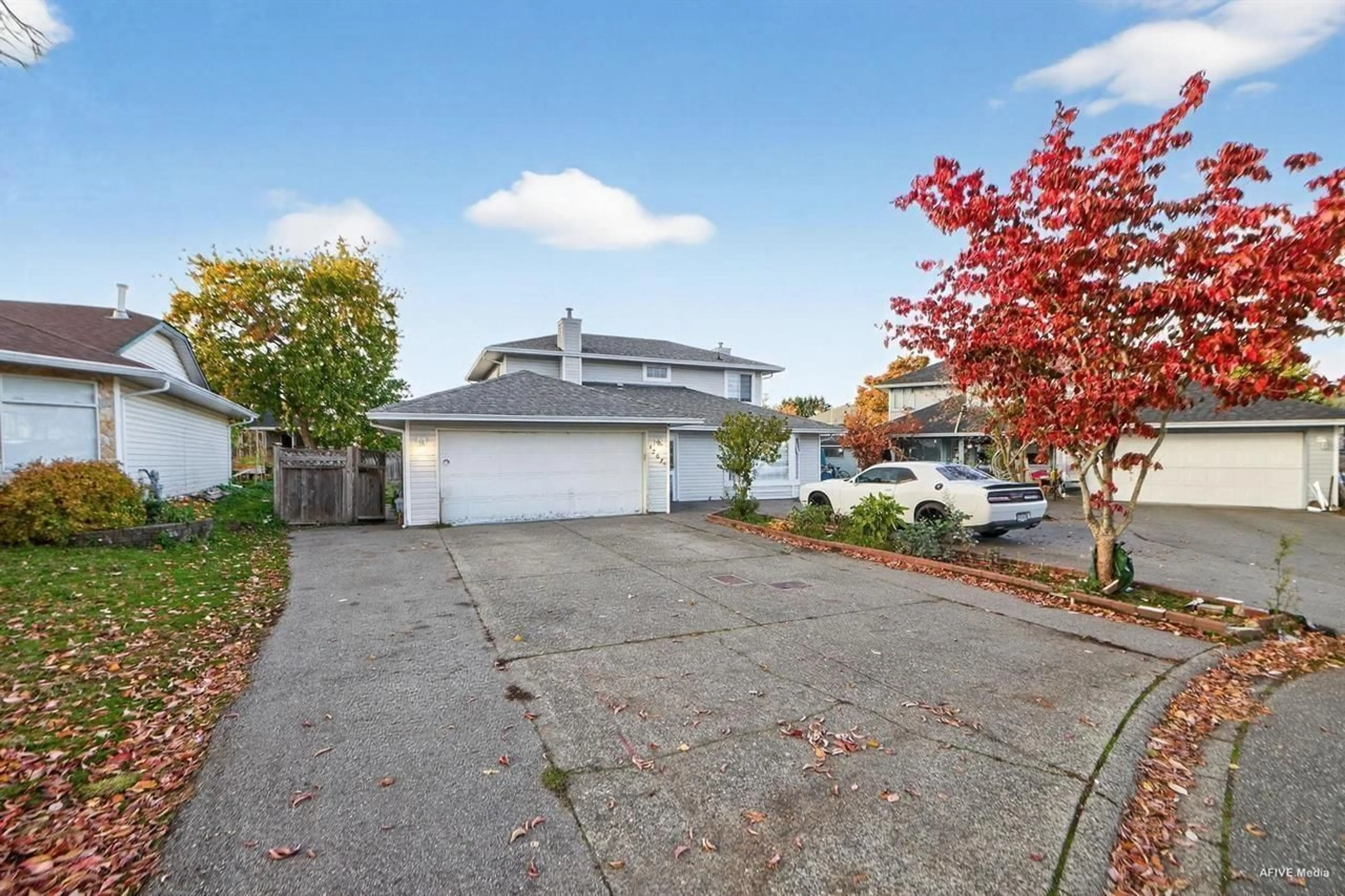 A pic from outside/outdoor area/front of a property/back of a property/a pic from drone, street for 12079 84A AVENUE, Surrey British Columbia V3W0S7