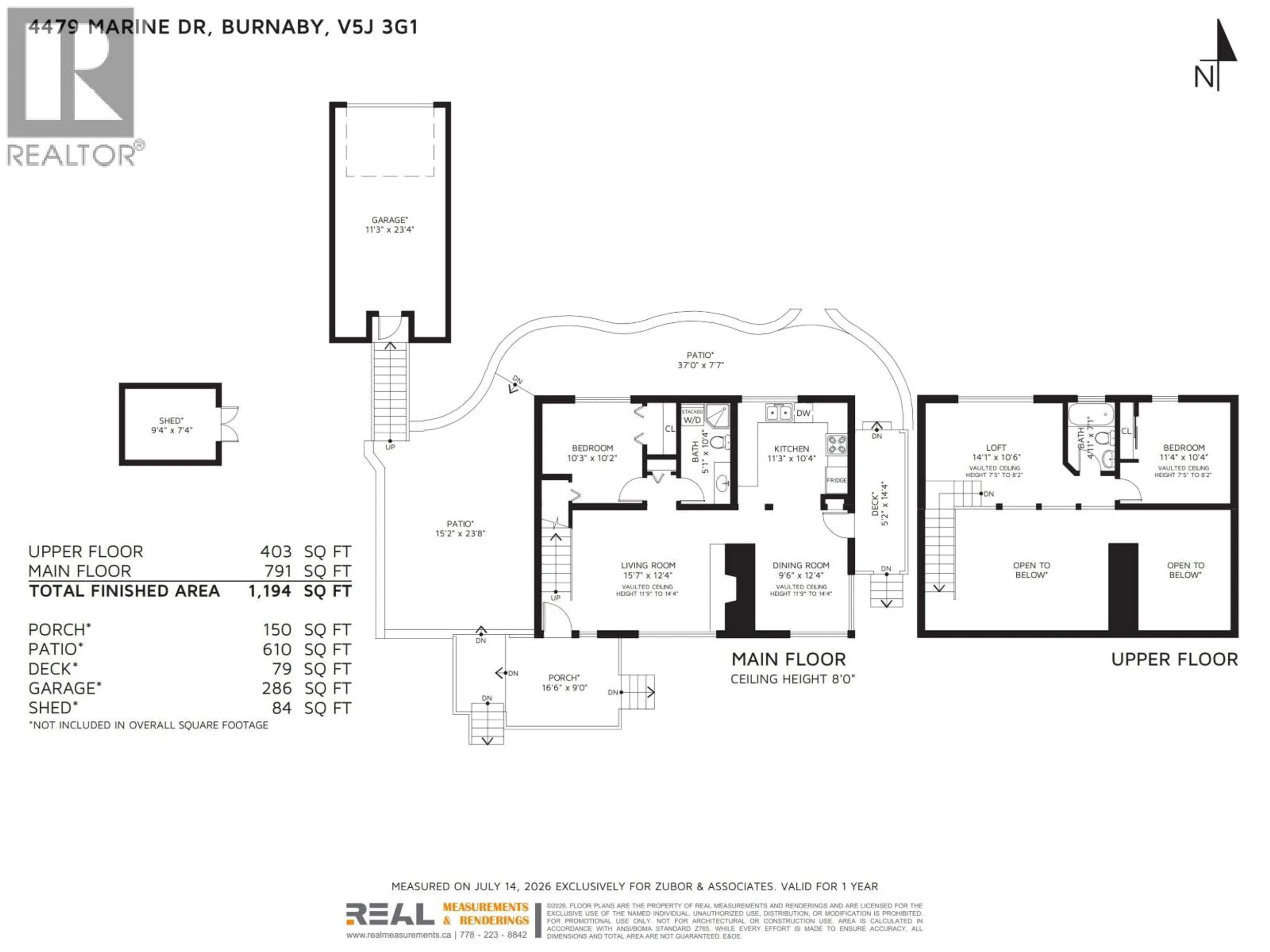 Floor plan for 4479 MARINE DRIVE, Burnaby British Columbia V5J3G1