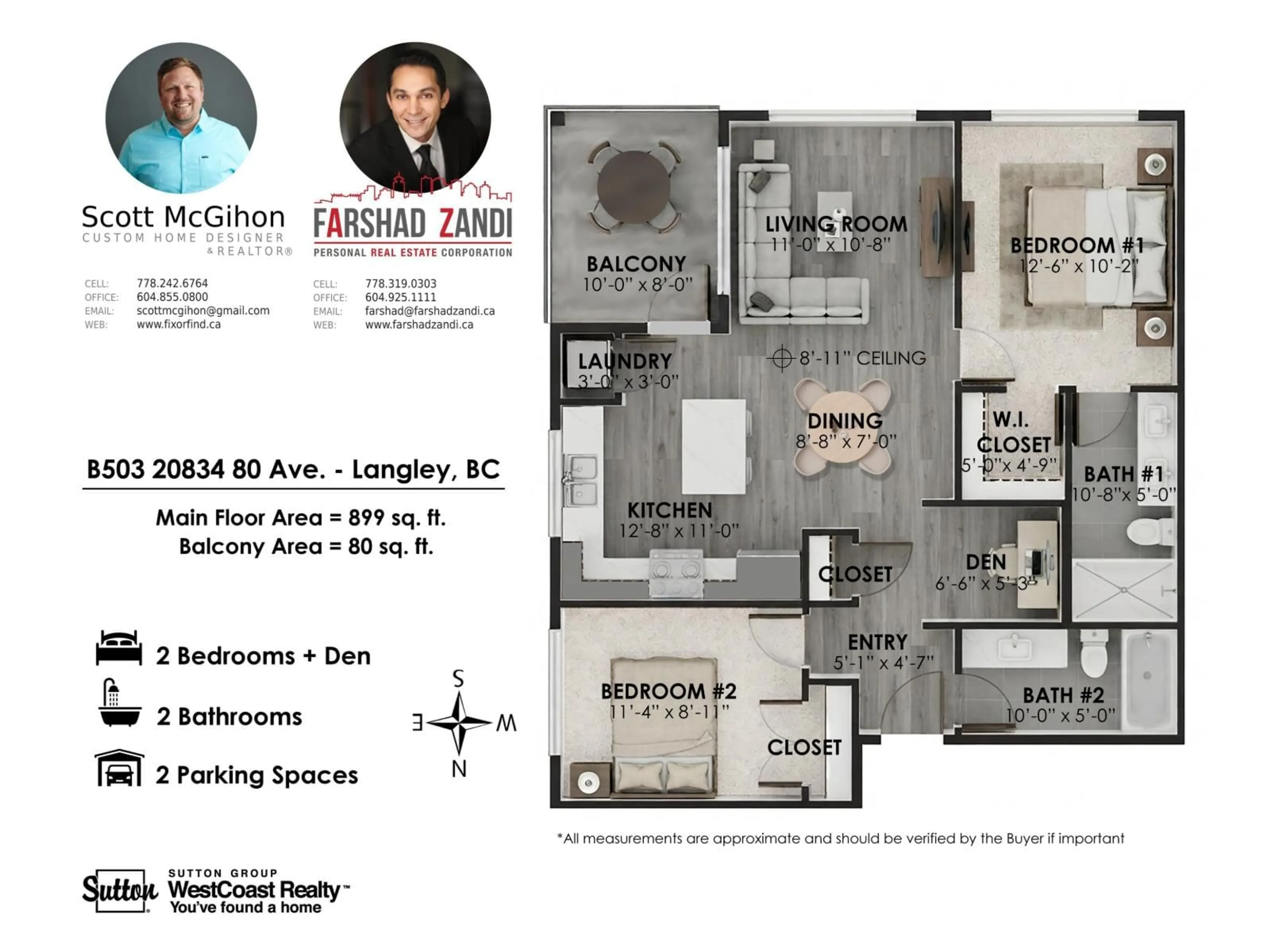 Floor plan for B503 - 20834 80 AVENUE, Langley British Columbia V2Y3M5