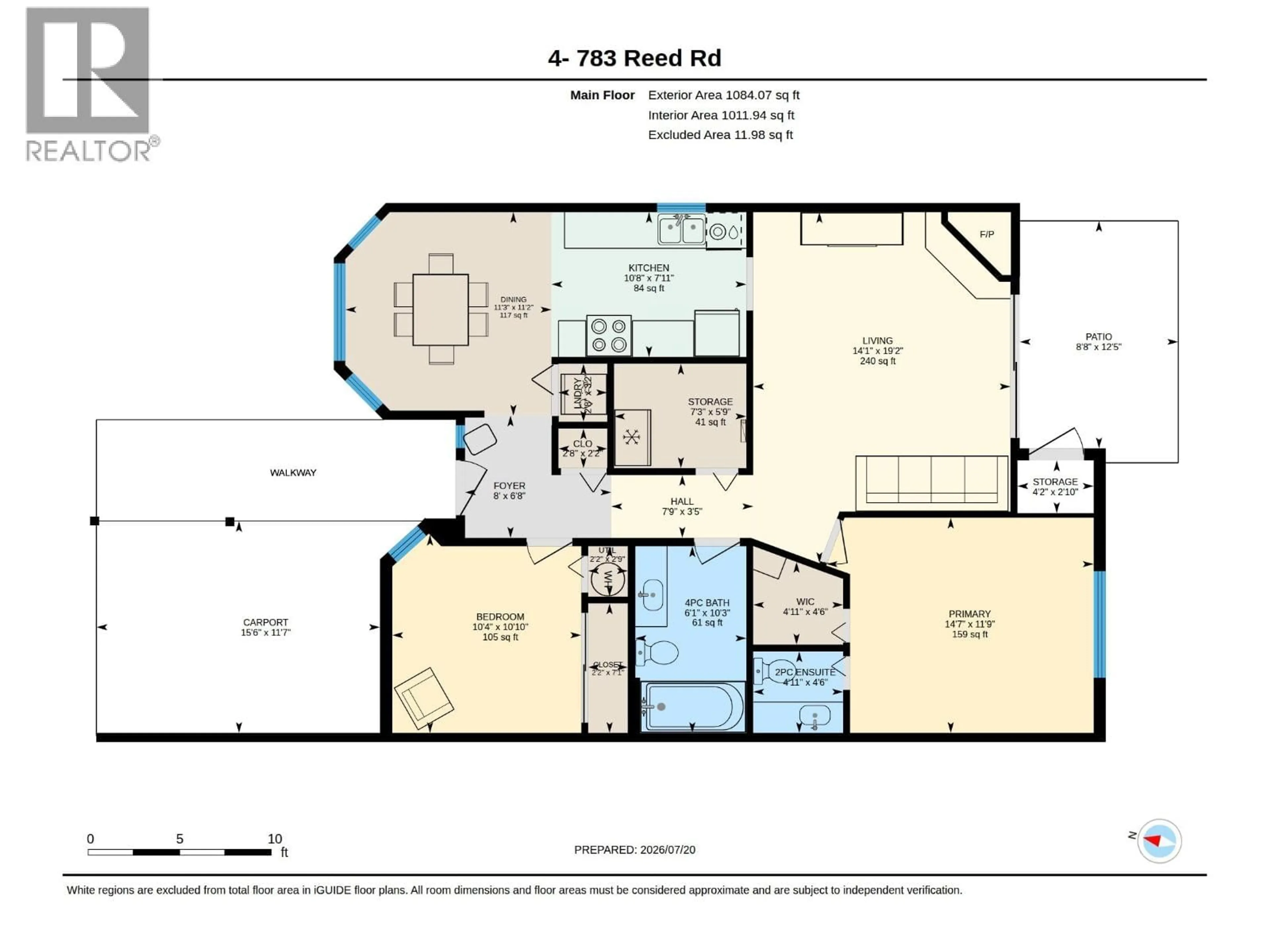 Floor plan for 4 - 783 REED ROAD, Gibsons British Columbia V0N1V7