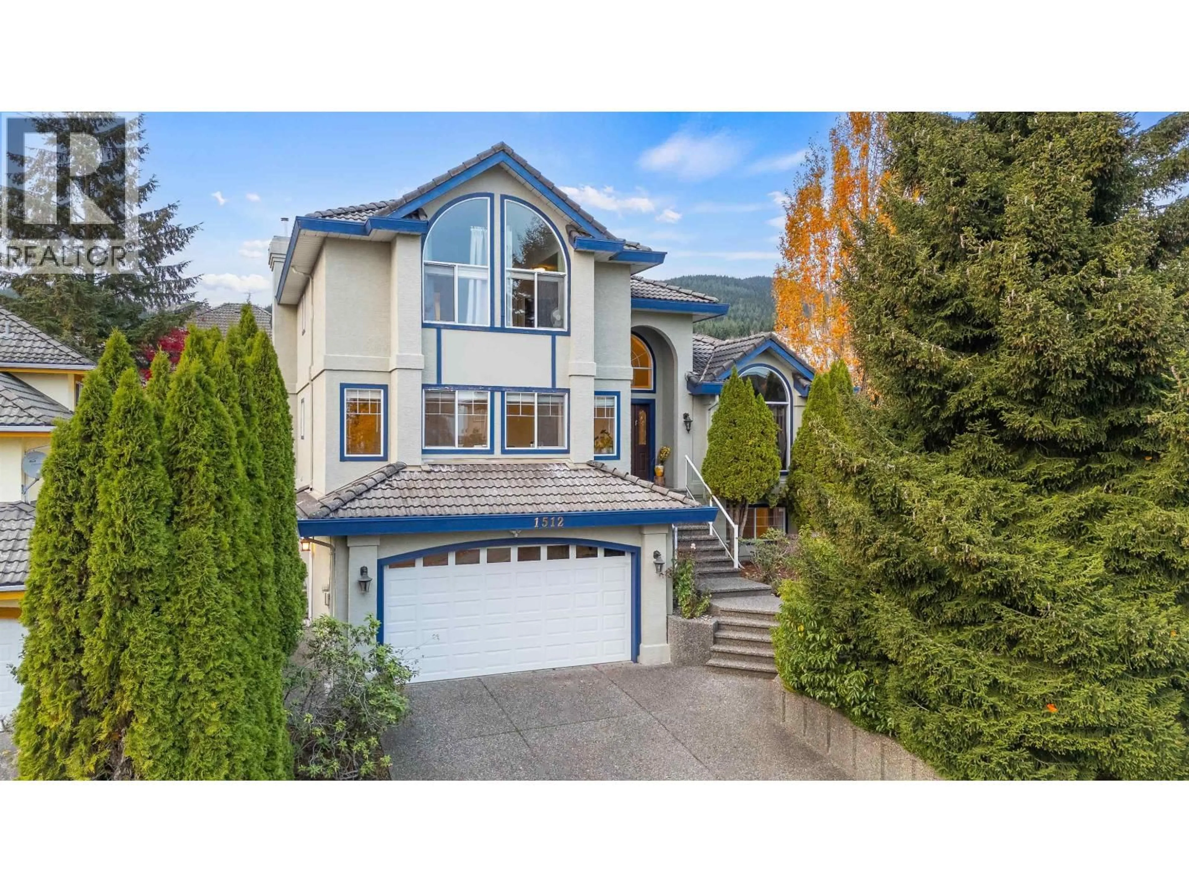 Home with vinyl exterior material, mountain view for 1512 EAGLE MOUNTAIN DRIVE, Coquitlam British Columbia V3E2Y6