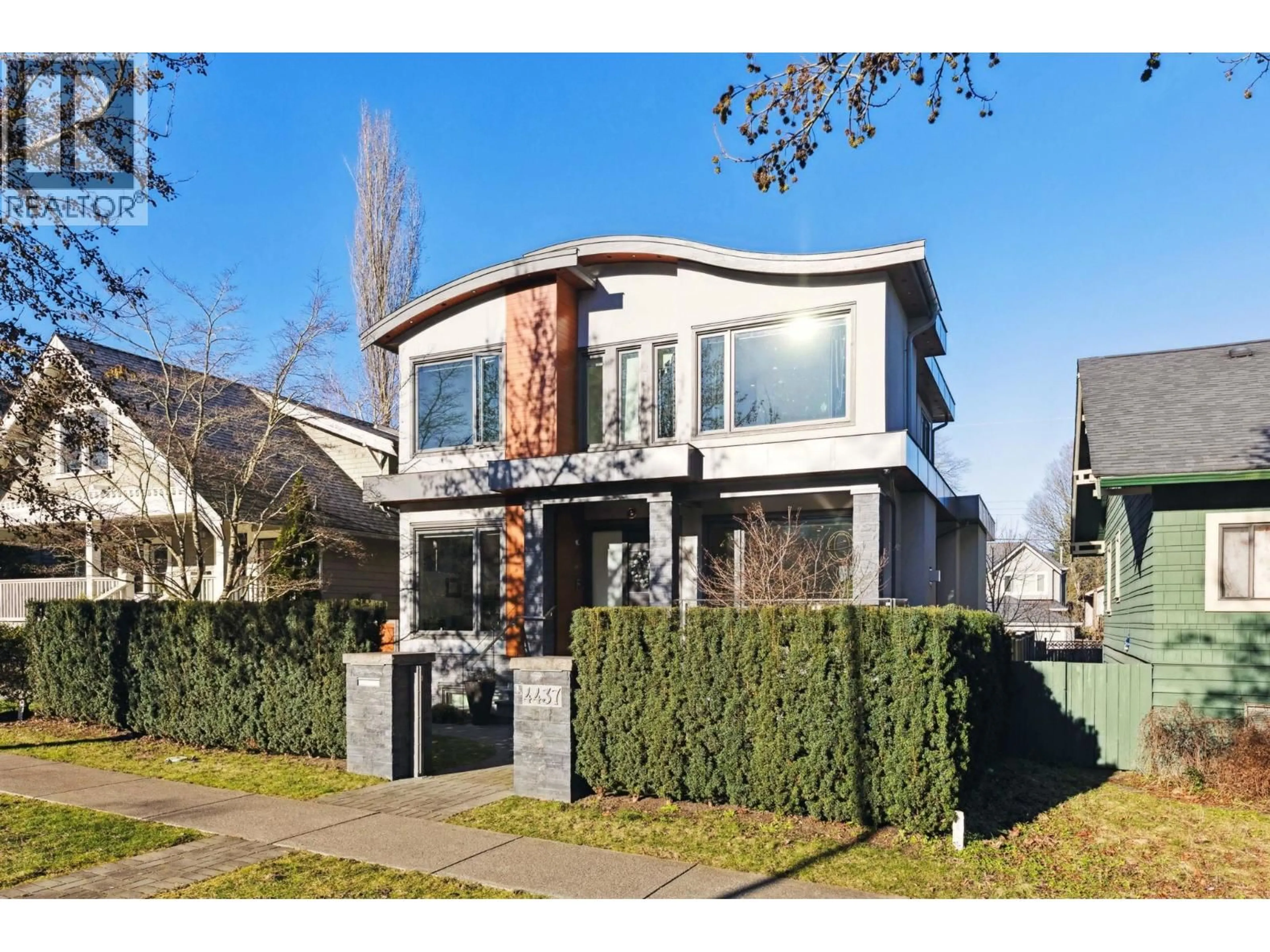 Home with brick exterior material, street for 4437 13TH AVENUE, Vancouver British Columbia V6R2V2