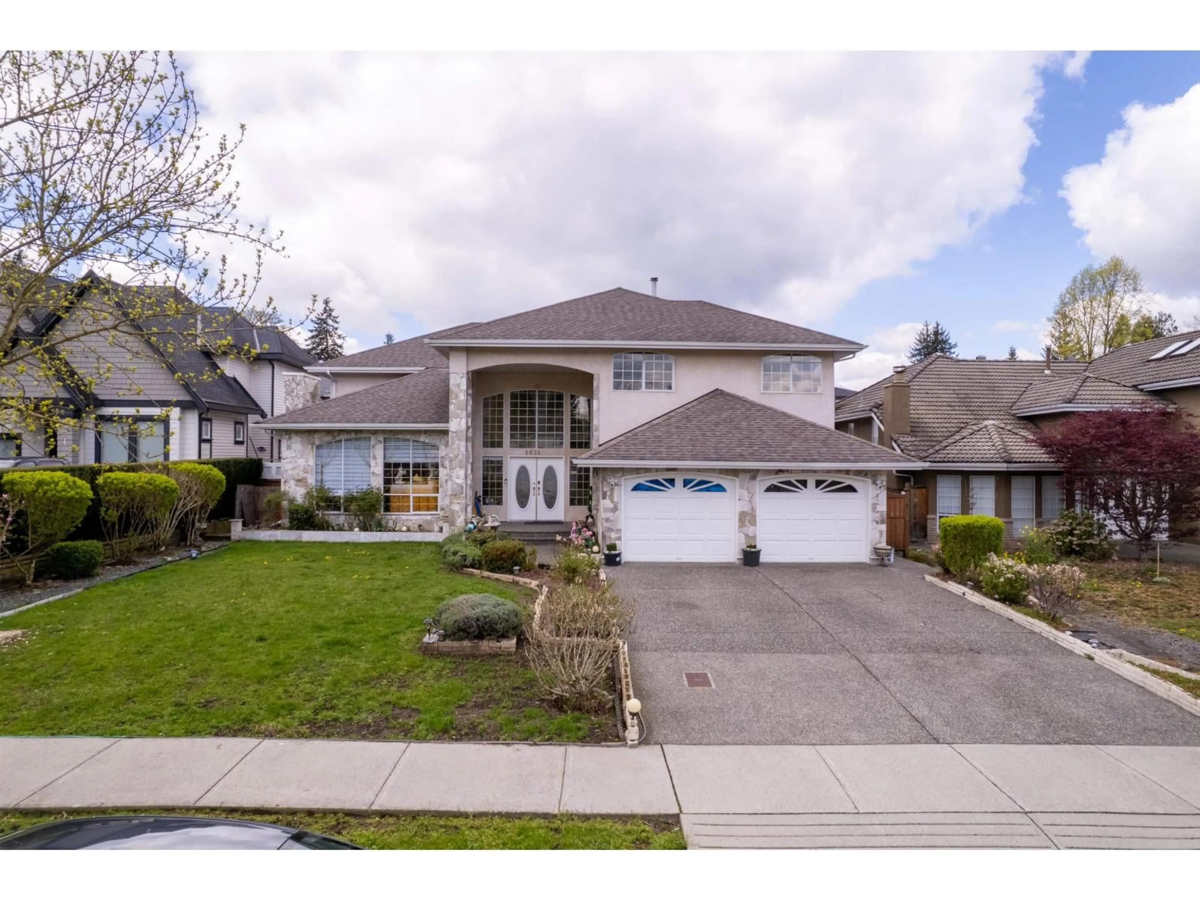 Home with vinyl exterior material, street for 9671 157 STREET, Surrey British Columbia V4N2T2