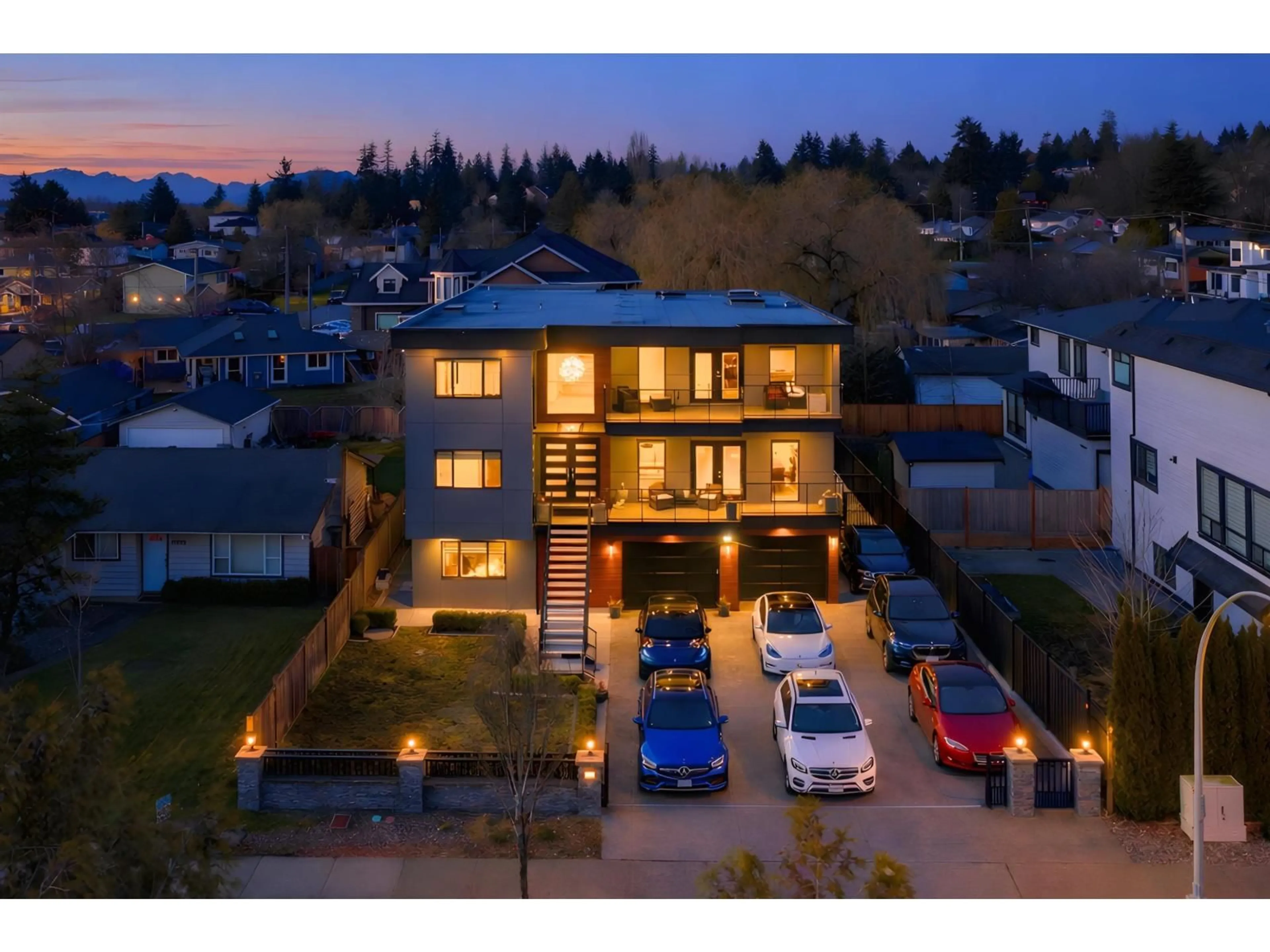 A pic from outside/outdoor area/front of a property/back of a property/a pic from drone, street for 17985 56A AVENUE, Surrey British Columbia V3S5H4
