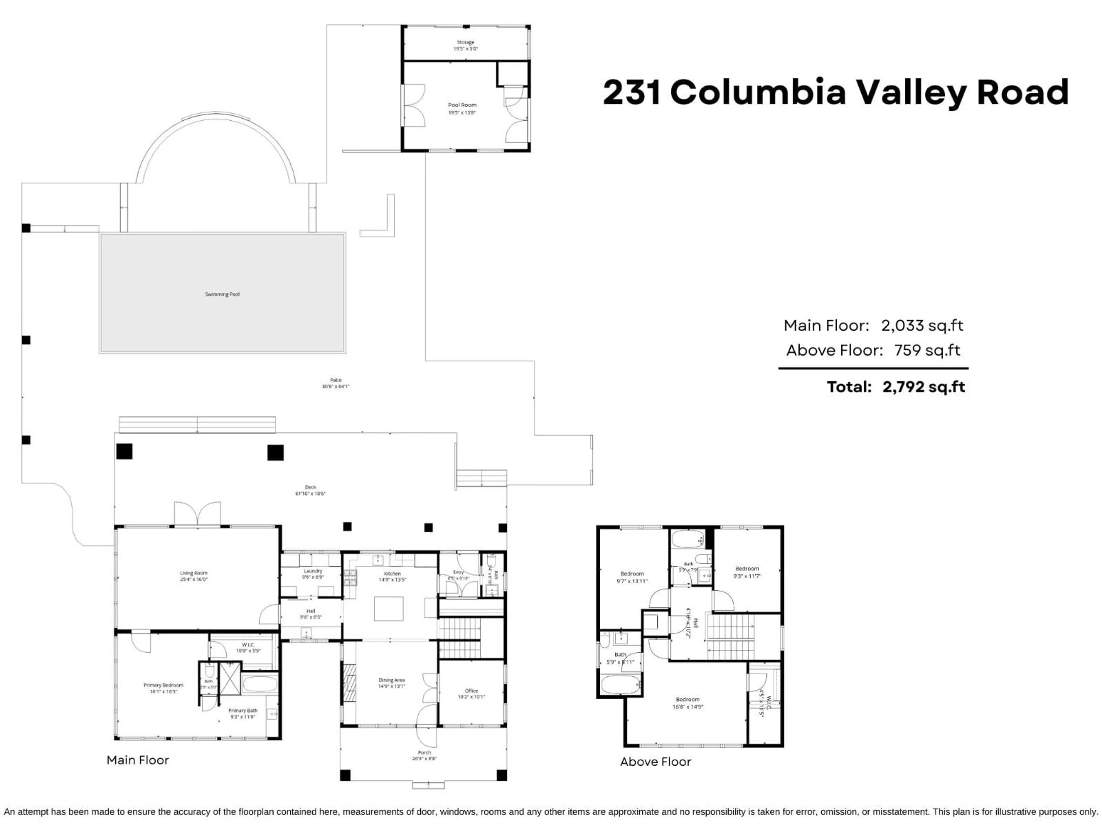 Floor plan for 231 COLUMBIA VALLEY ROAD, Columbia Valley British Columbia V2R4X6