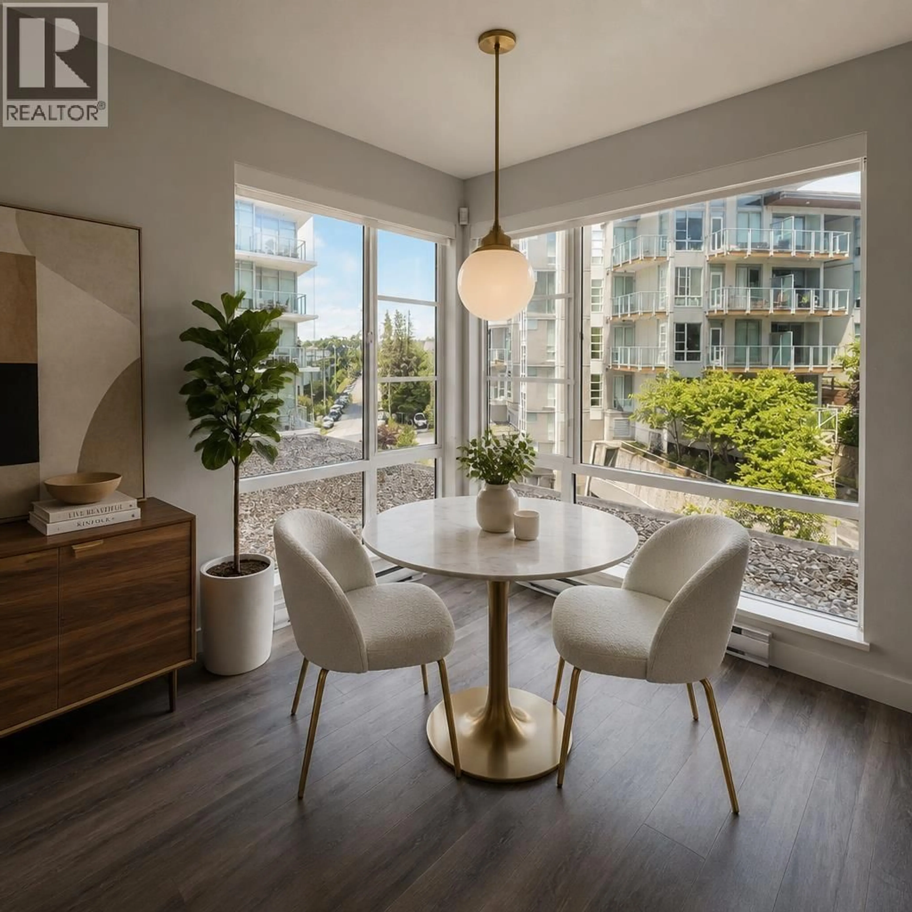 Dining room, wood/laminate floor for 101 - 1768 GILMORE AVENUE, Burnaby British Columbia V5C0L4