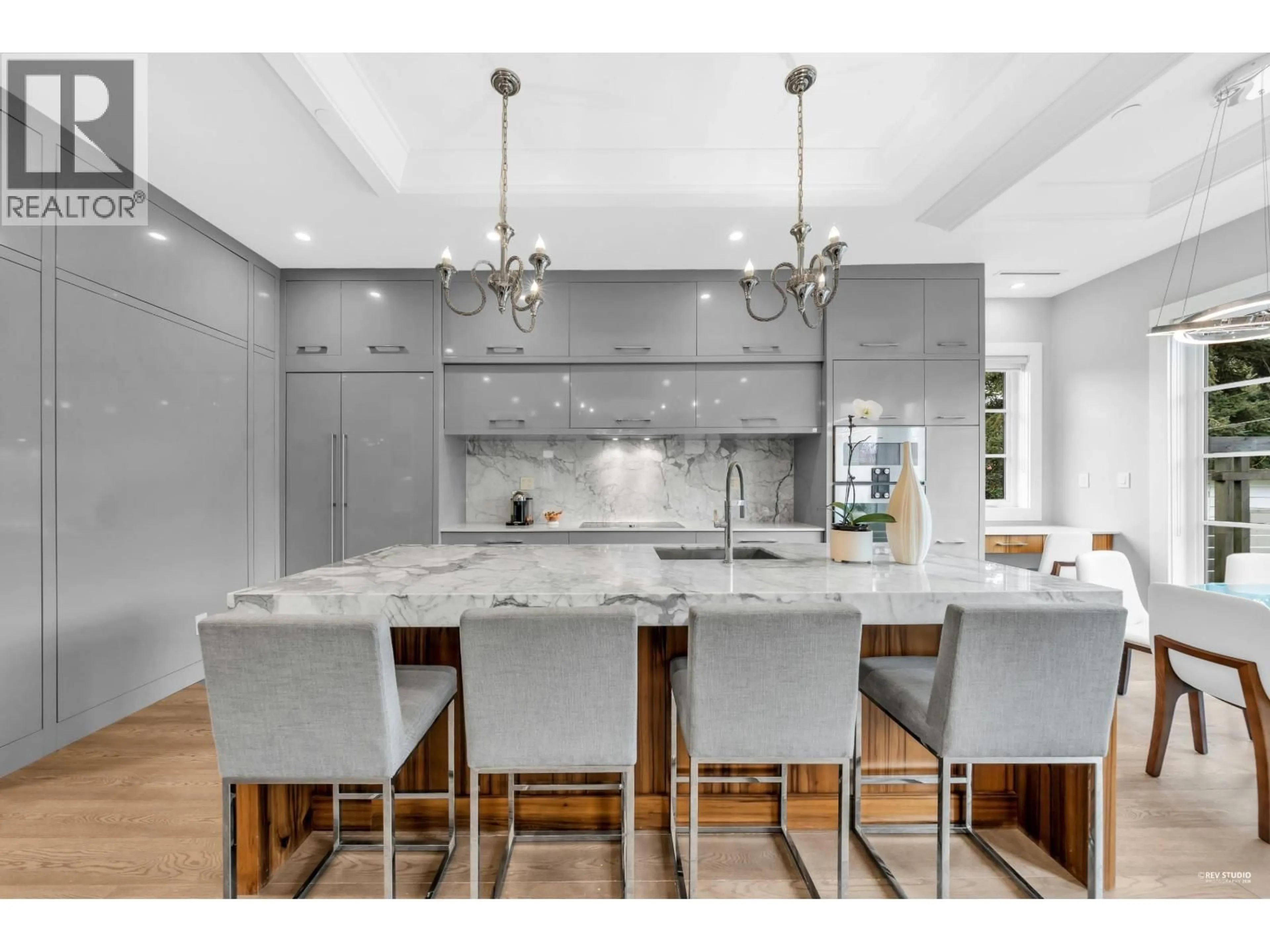 Contemporary kitchen, ceramic/tile floor for 2820 W 32ND AVENUE, Vancouver British Columbia V6L2B6