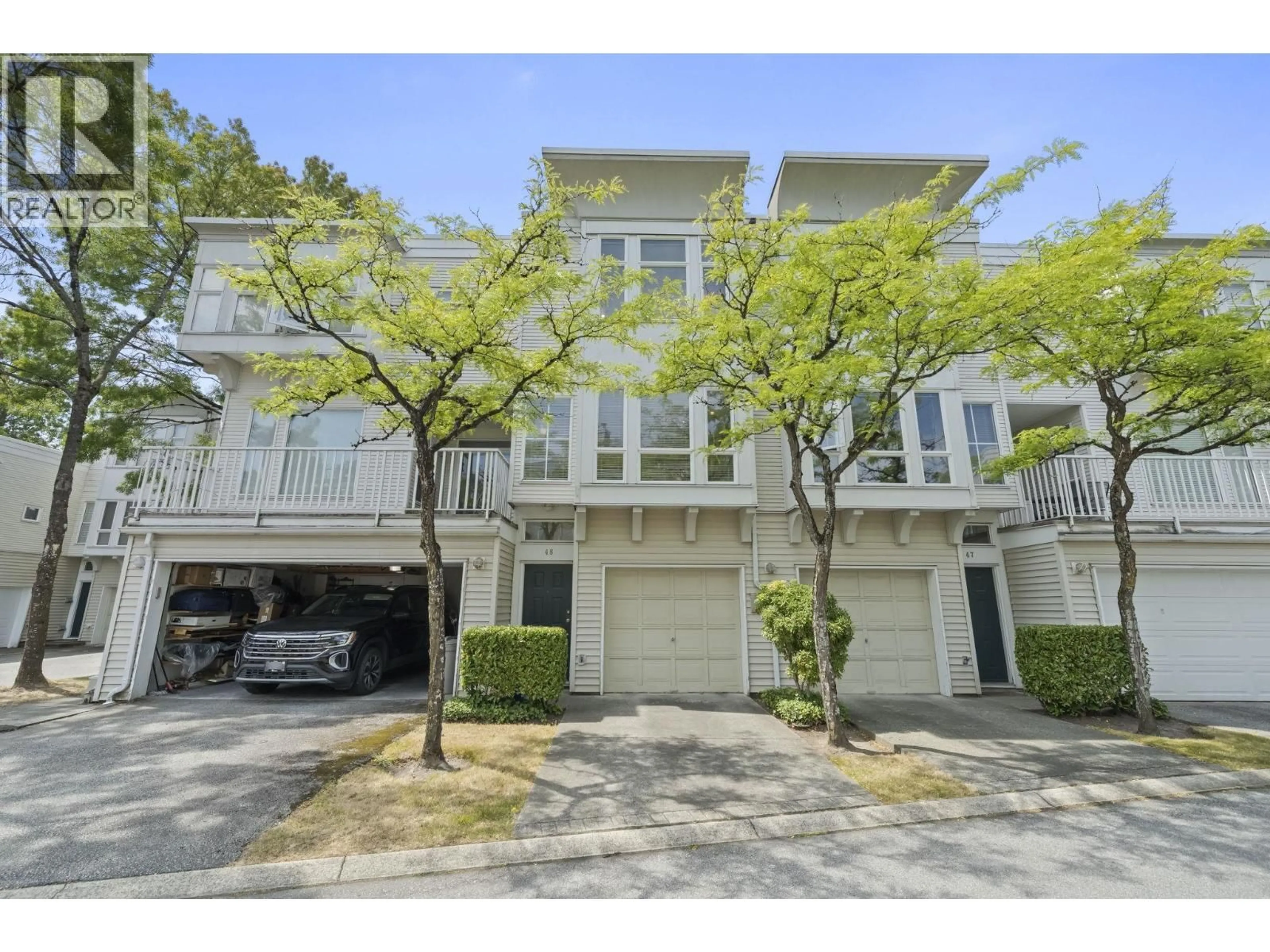 A pic from outside/outdoor area/front of a property/back of a property/a pic from drone, street for 48 - 12311 MCNEELY DRIVE, Richmond British Columbia V6V2S2