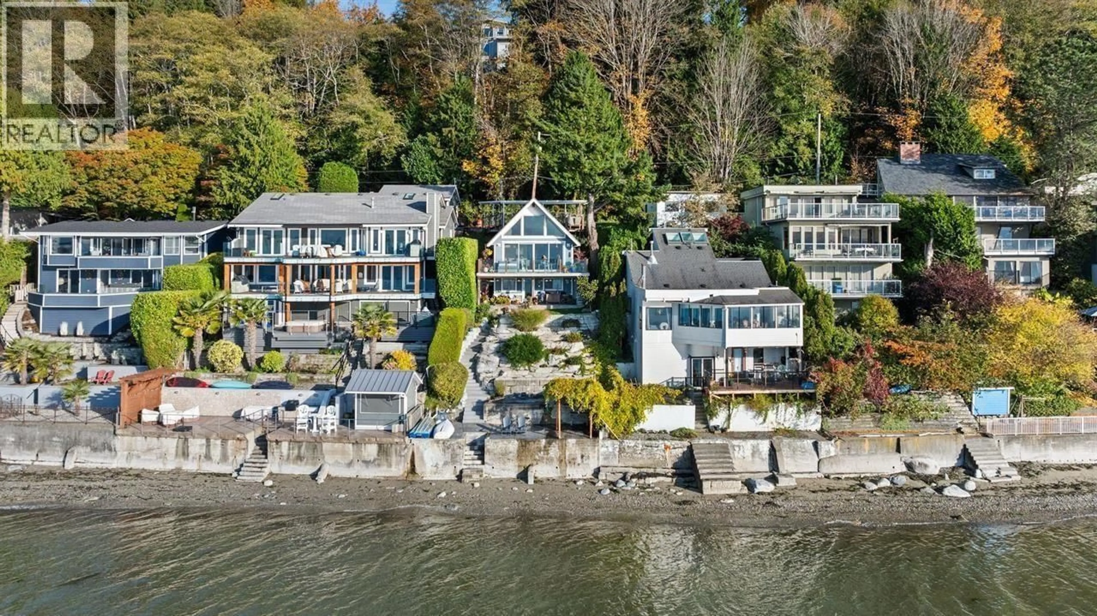 A pic from outside/outdoor area/front of a property/back of a property/a pic from drone, water/lake/river/ocean view for 188 TSAWWASSEN BEACH ROAD, Delta British Columbia V4M2J2