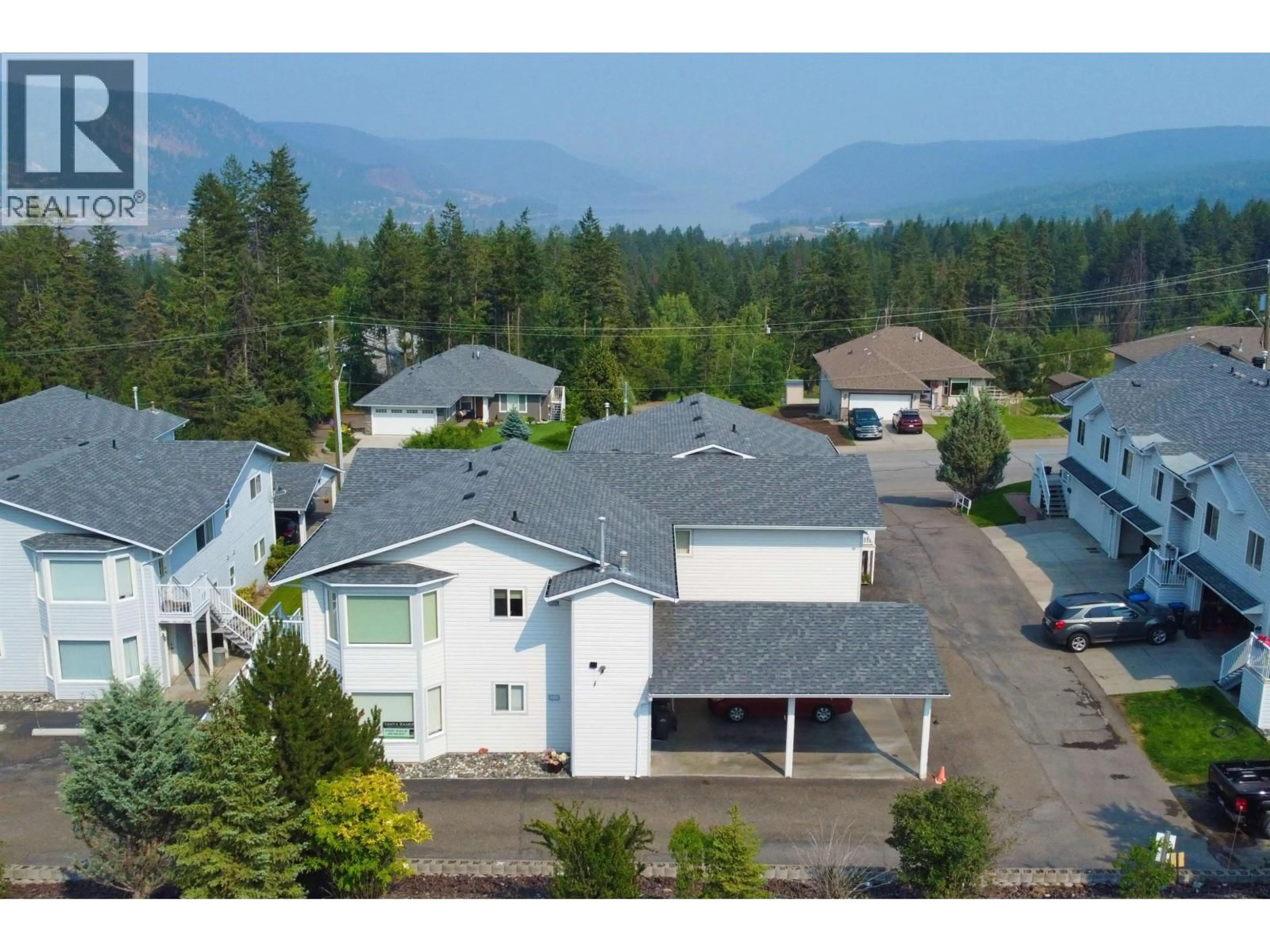 A pic from outside/outdoor area/front of a property/back of a property/a pic from drone, mountain view for 5 - 25 WESTRIDGE DRIVE, Williams Lake British Columbia V2G5K2