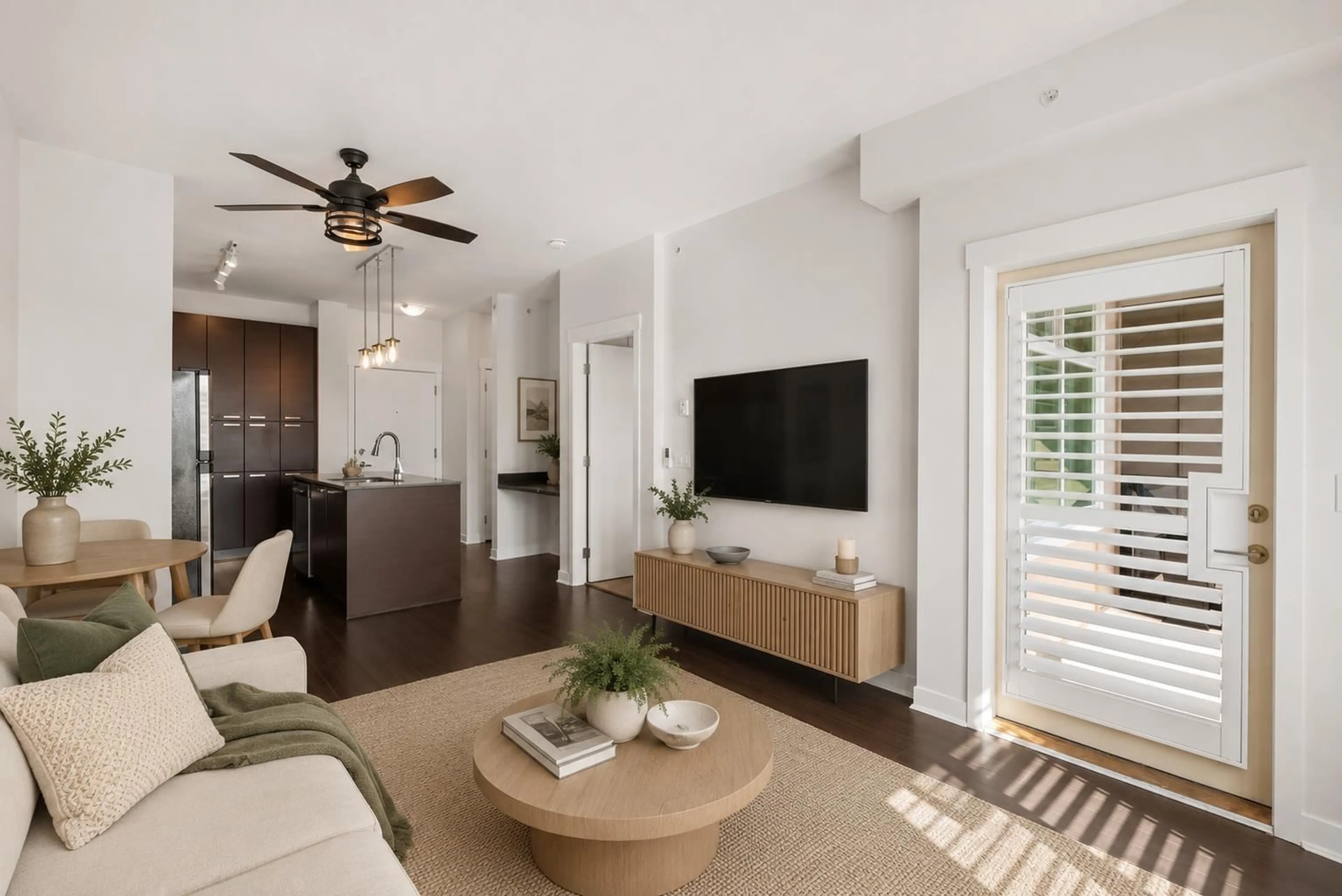 Living room with furniture, unknown for 306 - 18818 68 AVENUE, Surrey British Columbia V4N6K2