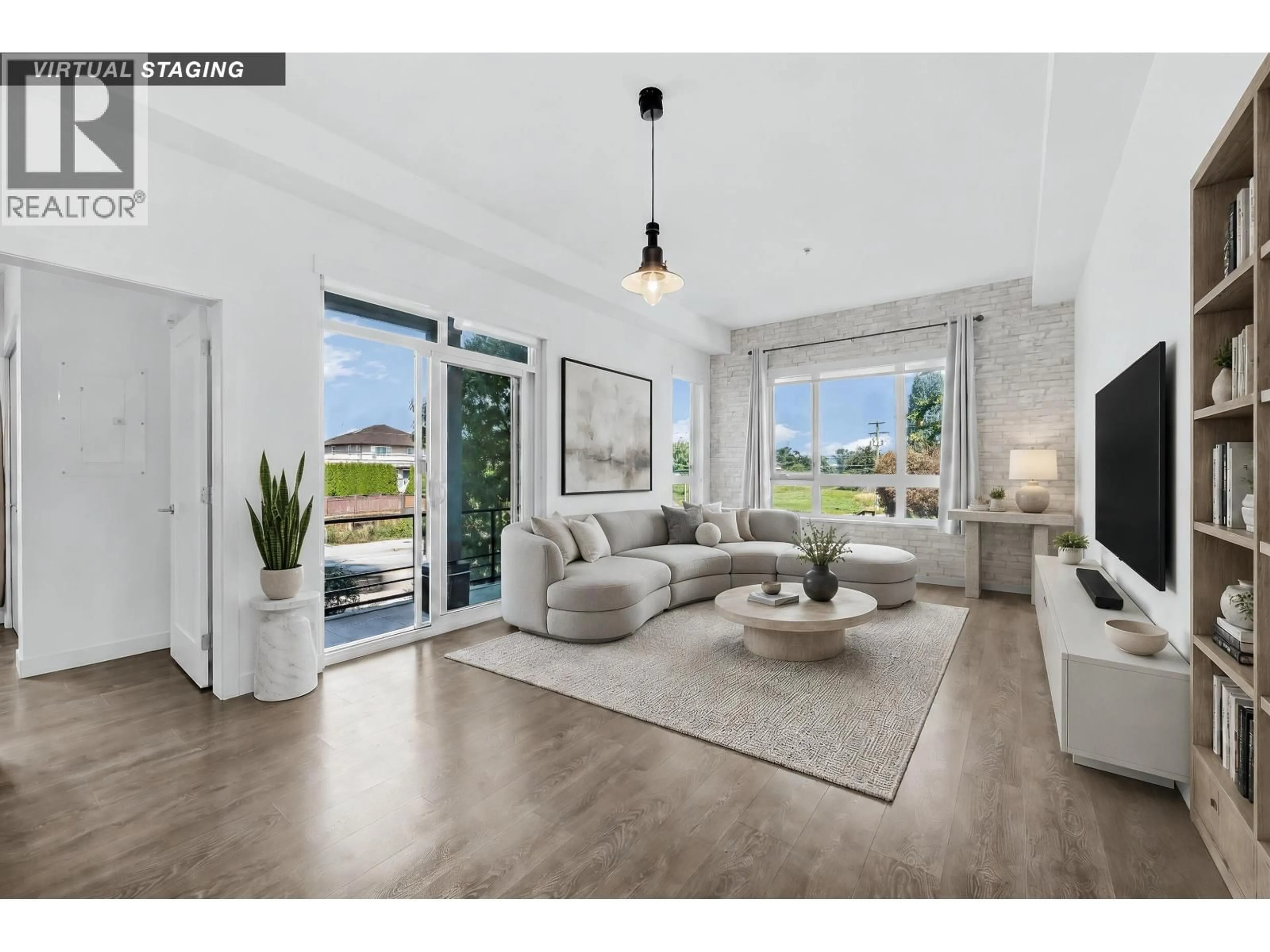 Living room with furniture, unknown for 107 - 23233 GILLEY ROAD, Richmond British Columbia V6V1E6