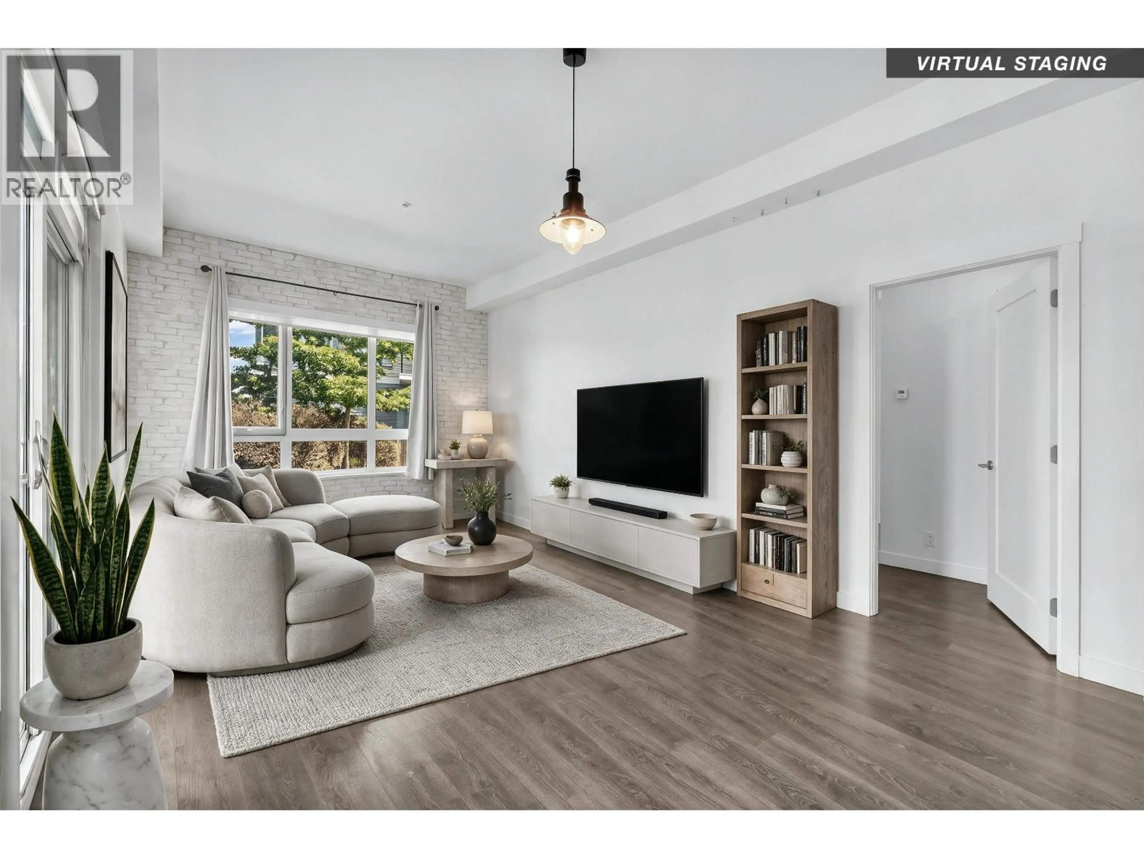 Living room with furniture, unknown for 107 - 23233 GILLEY ROAD, Richmond British Columbia V6V1E6