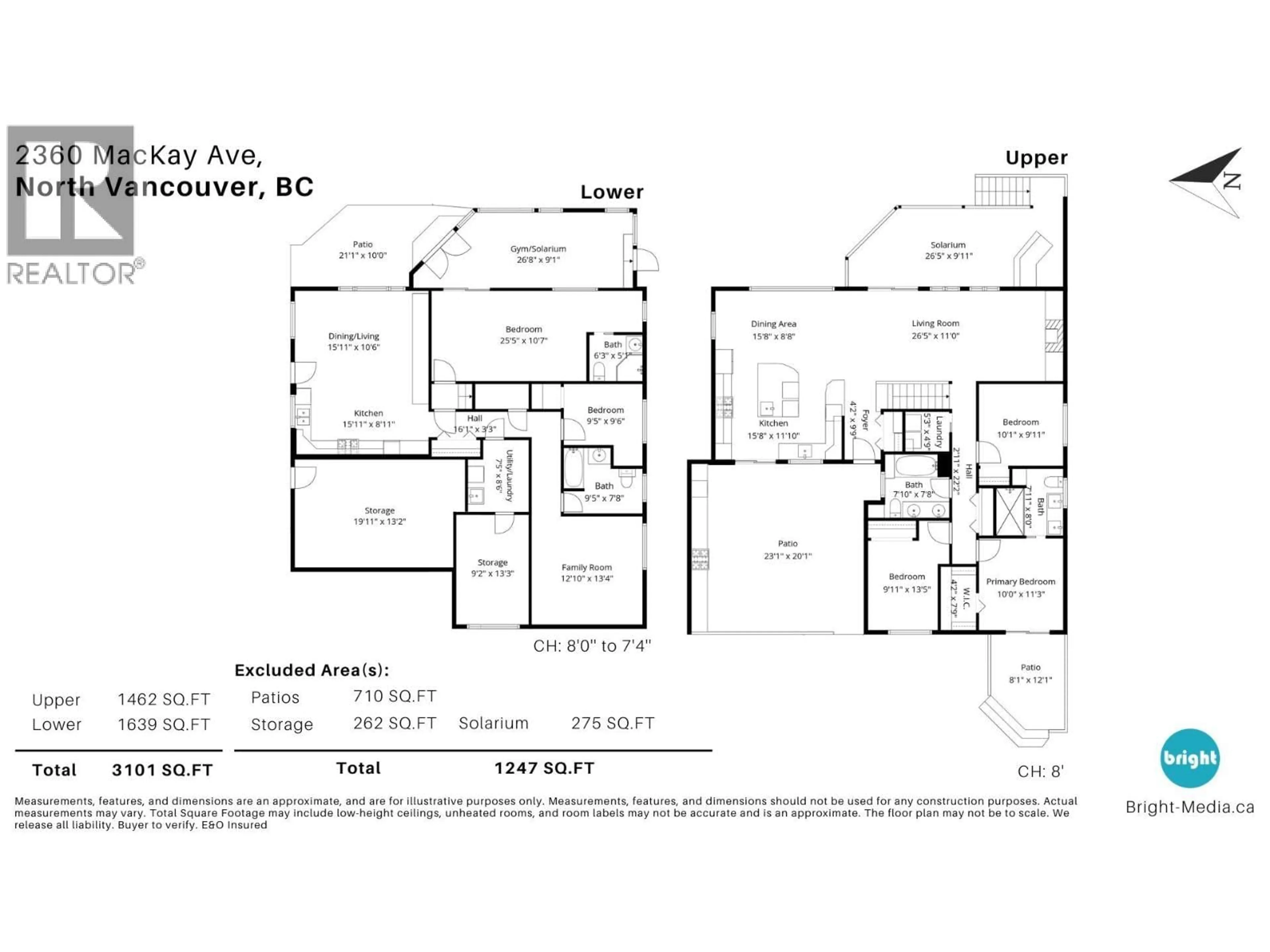 Floor plan for 2360 MACKAY AVENUE, North Vancouver British Columbia V7P2M9
