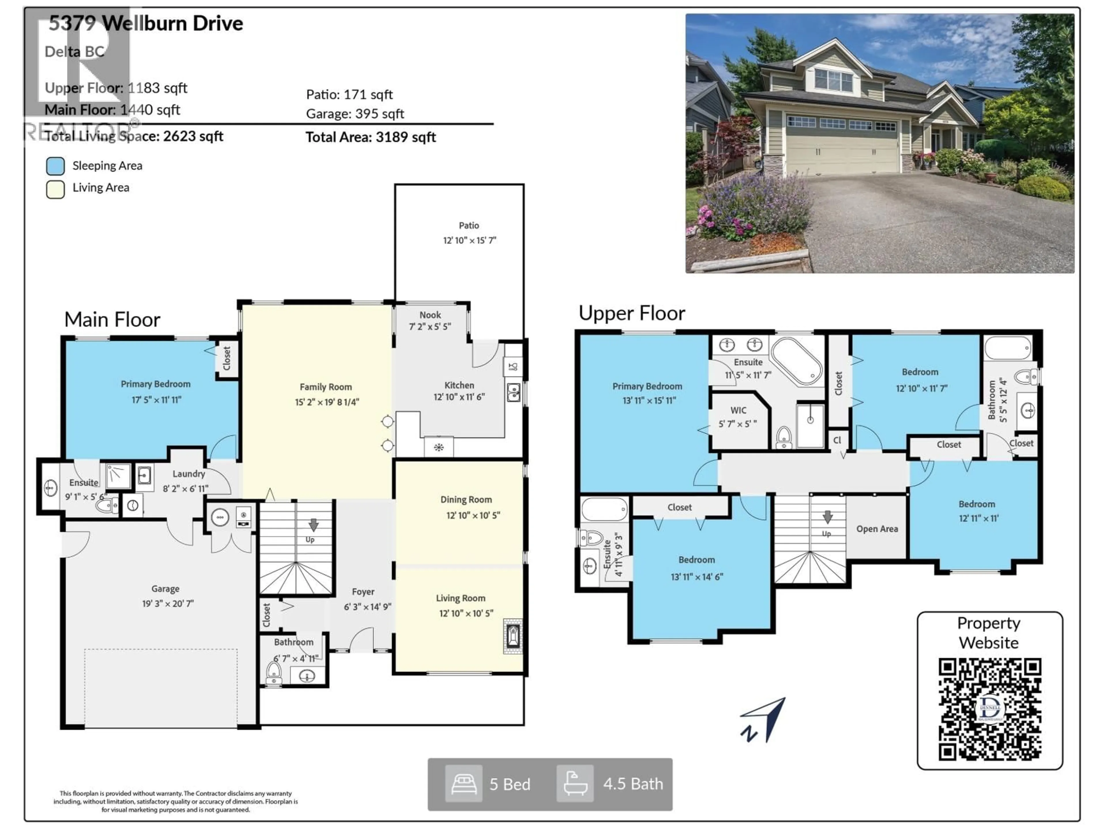 Floor plan for 5379 WELLBURN DRIVE, Delta British Columbia V4K2H8