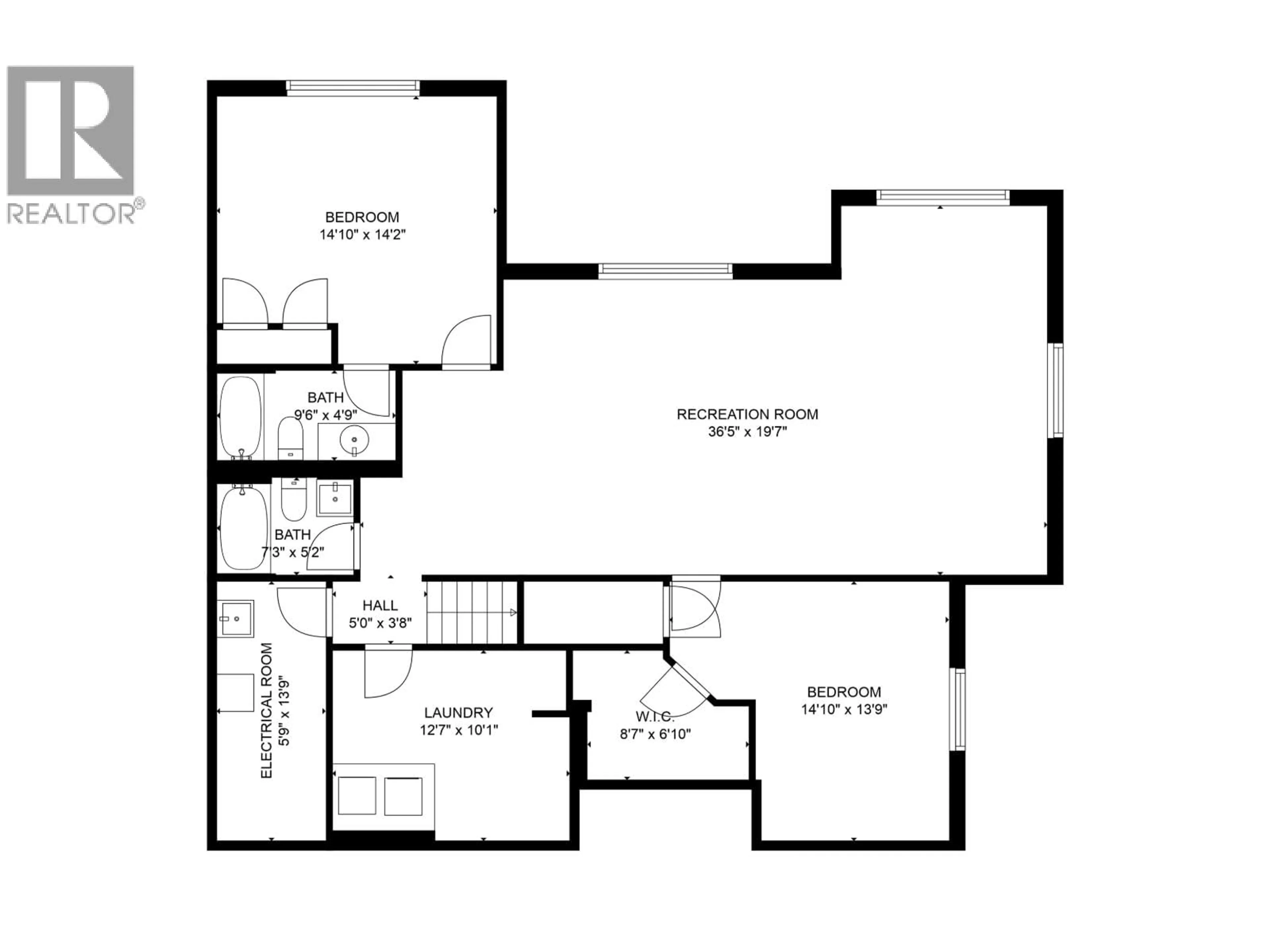 Floor plan for 11107 115 AVENUE, Fort St. John British Columbia V1J0N4