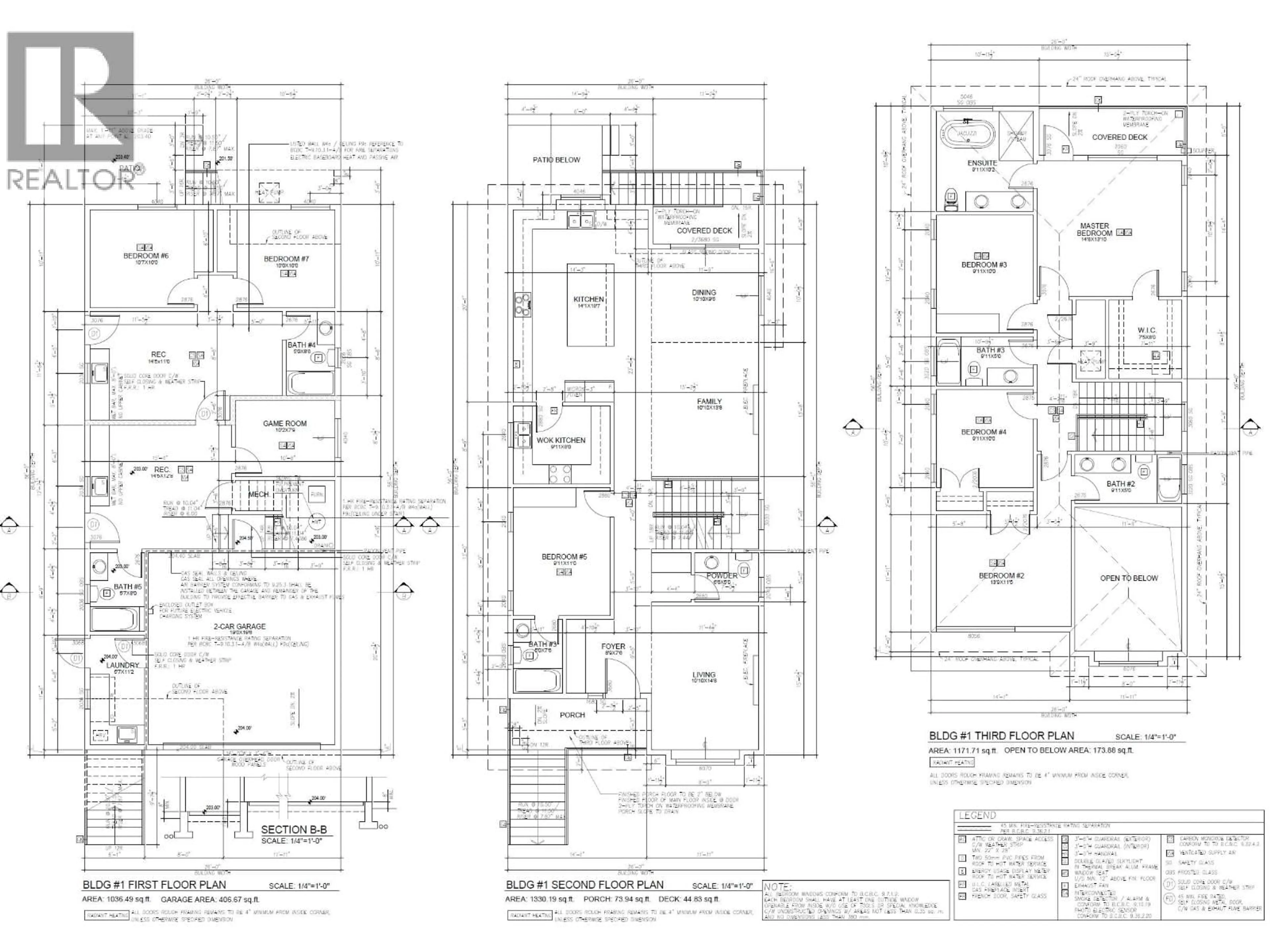 Floor plan for 1 - 4419 WILDWOOD CRESCENT, Burnaby British Columbia V5G2M3