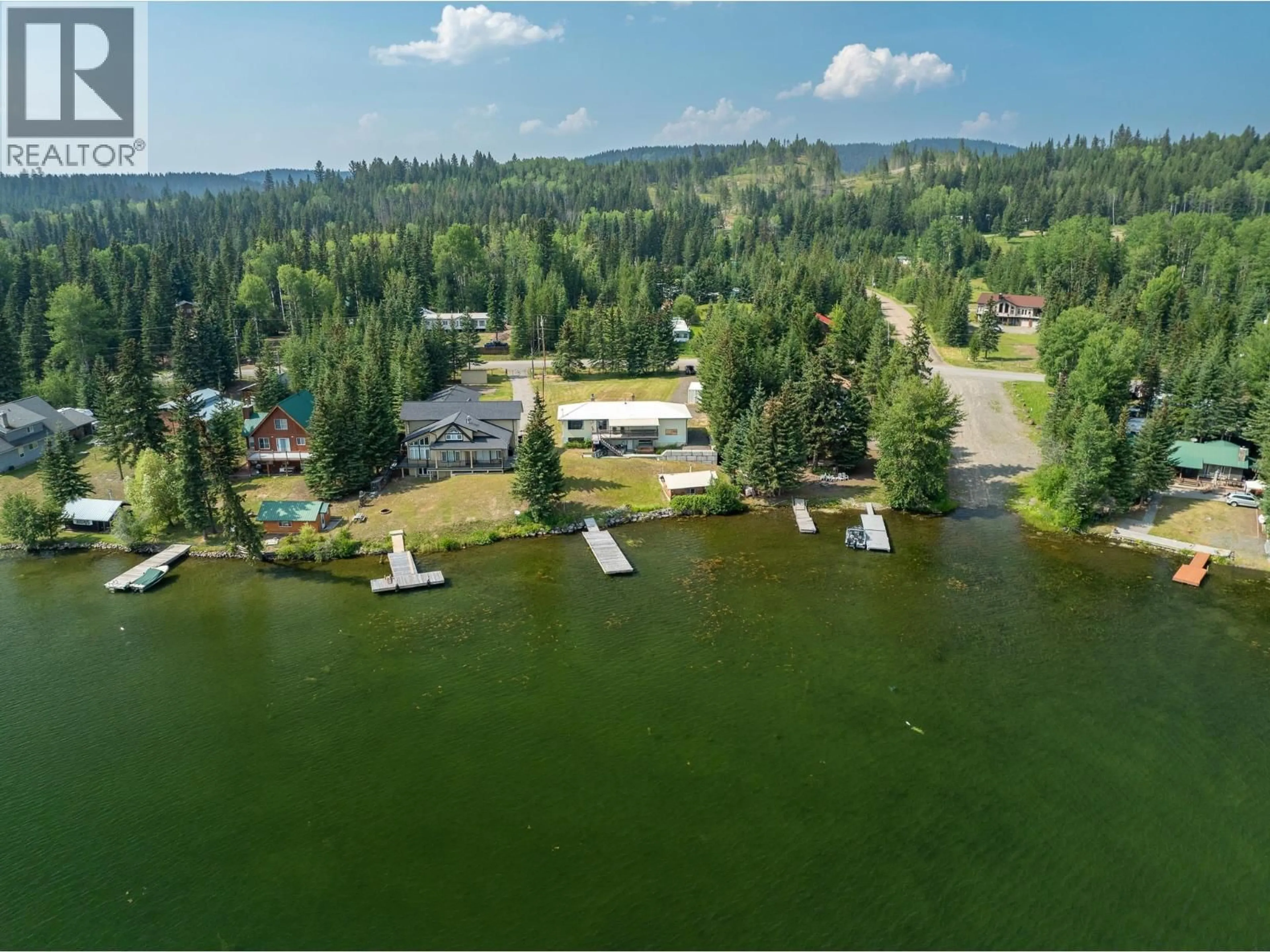 A pic from outside/outdoor area/front of a property/back of a property/a pic from drone, water/lake/river/ocean view for 7568 BURGESS ROAD, Deka Lake / Sulphurous / Hathaway Lakes British Columbia V0K1X3