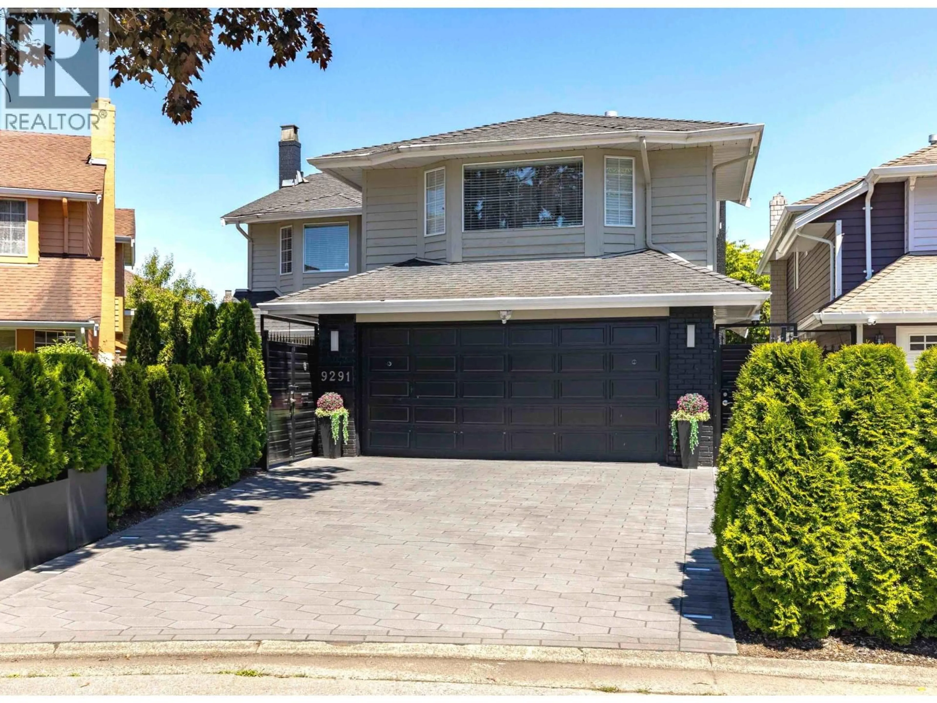 Home with vinyl exterior material, street for 9291 BOYD COURT, Richmond British Columbia V6Y3N9