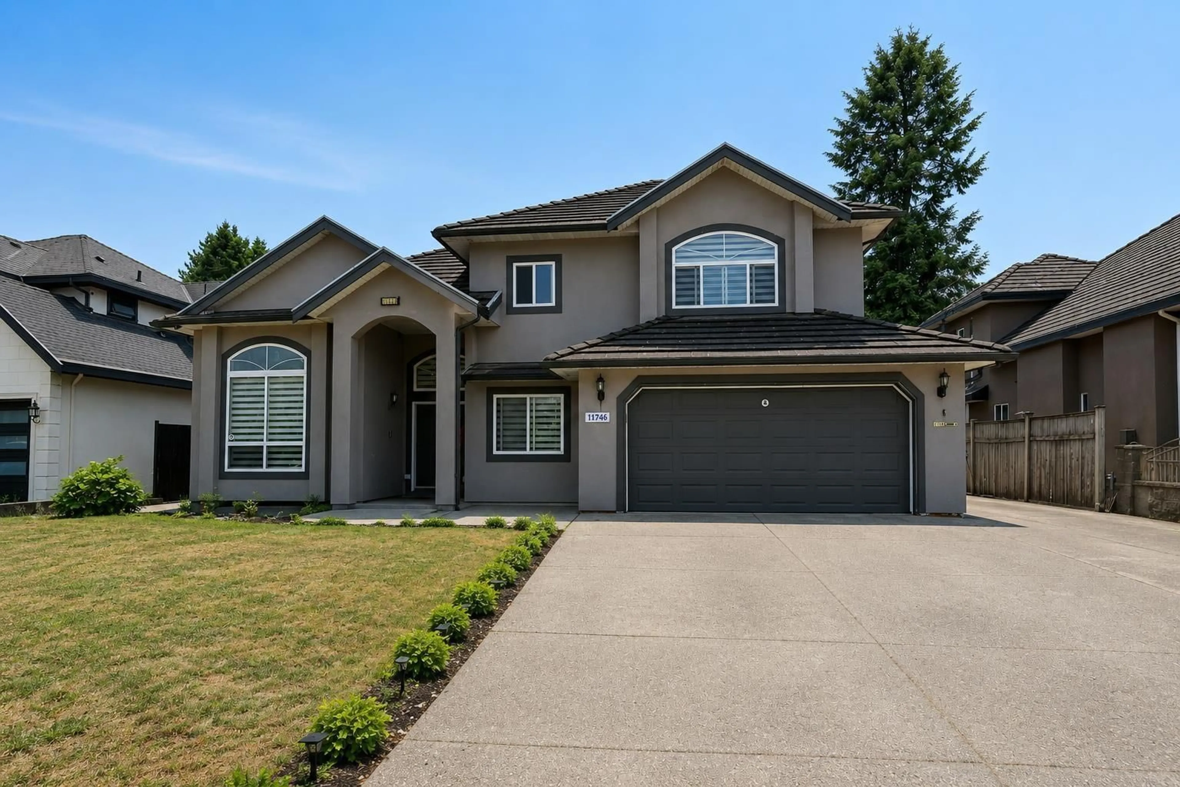 Home with vinyl exterior material, street for 11746 72A AVENUE, Delta British Columbia V4C1B1