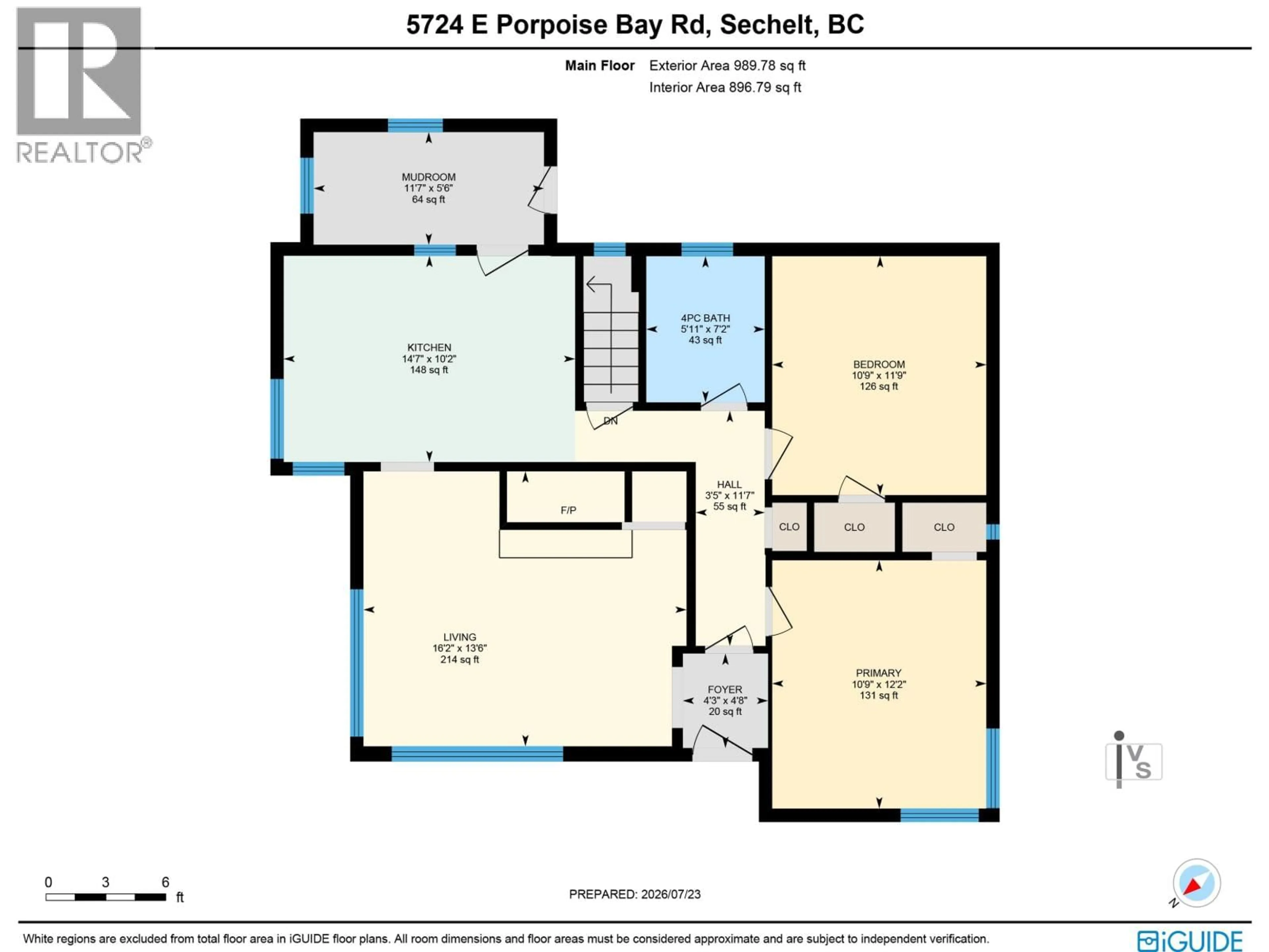 Floor plan for 5724 PORPOISE BAY ROAD, Sechelt British Columbia V0N3A3