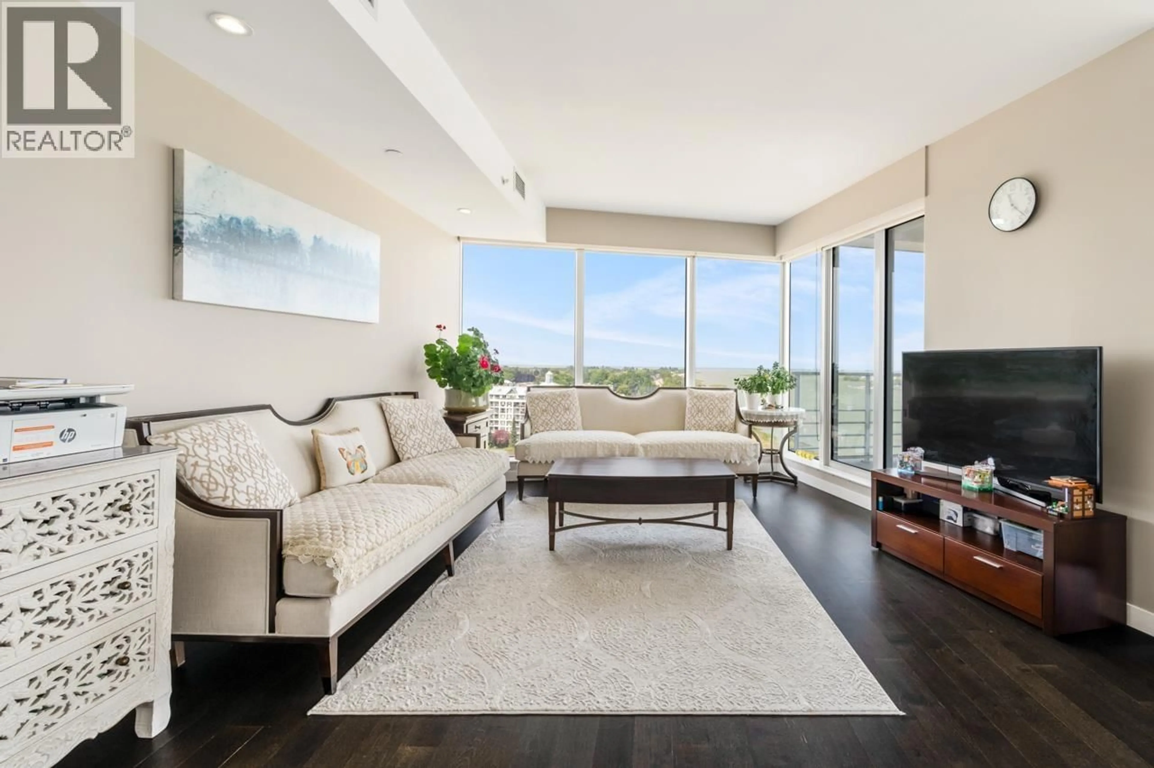 Living room with furniture, unknown for 1201 - 5171 BRIGHOUSE WAY, Richmond British Columbia V7C0A6