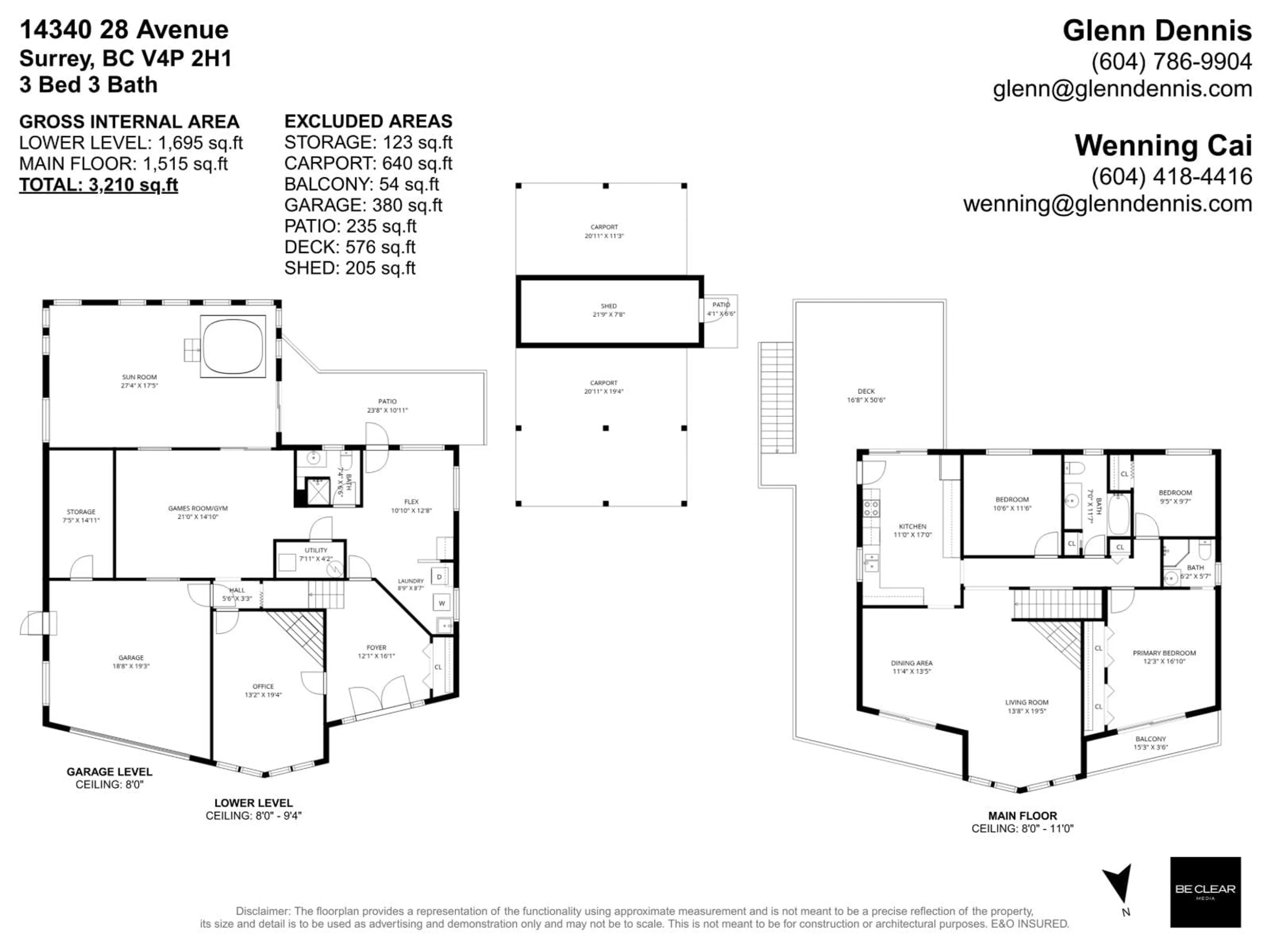Floor plan for 14340 28TH AVENUE, Surrey British Columbia V4P2H1