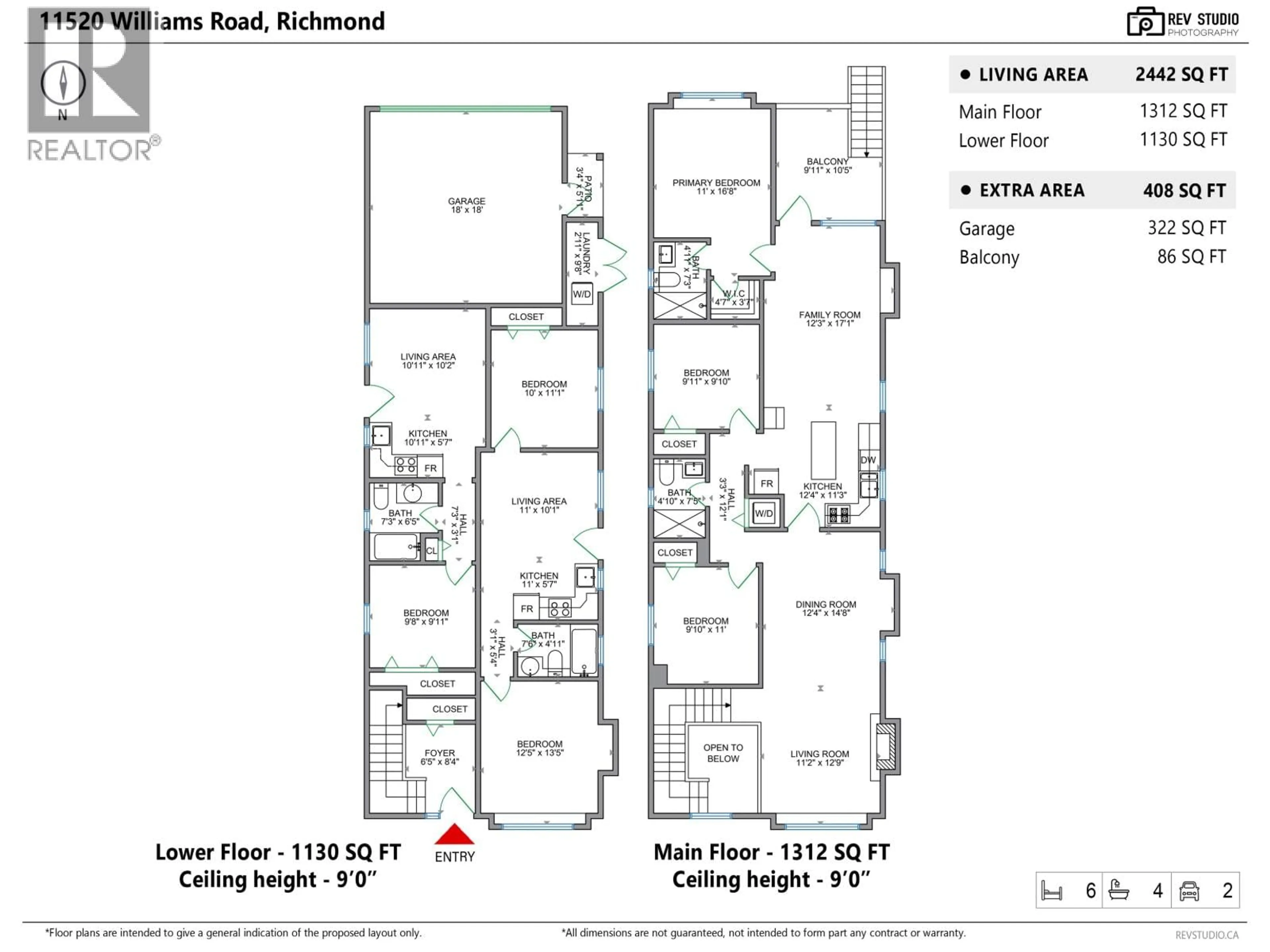 Floor plan for 11520 WILLIAMS ROAD, Richmond British Columbia V7A1J4