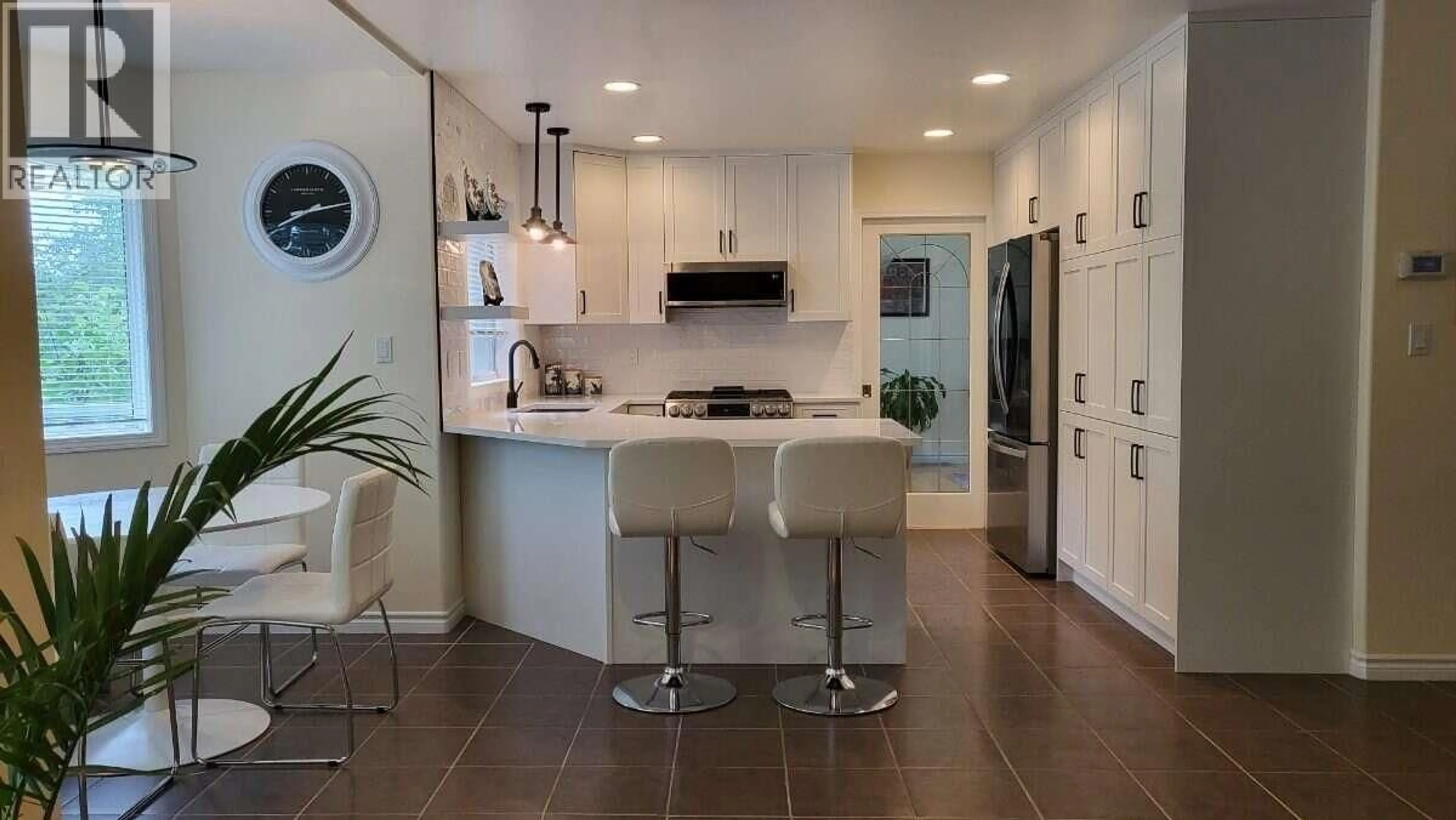 Contemporary kitchen, ceramic/tile floor for 6896 ST FRANCES PLACE, Prince George British Columbia V2N5A4
