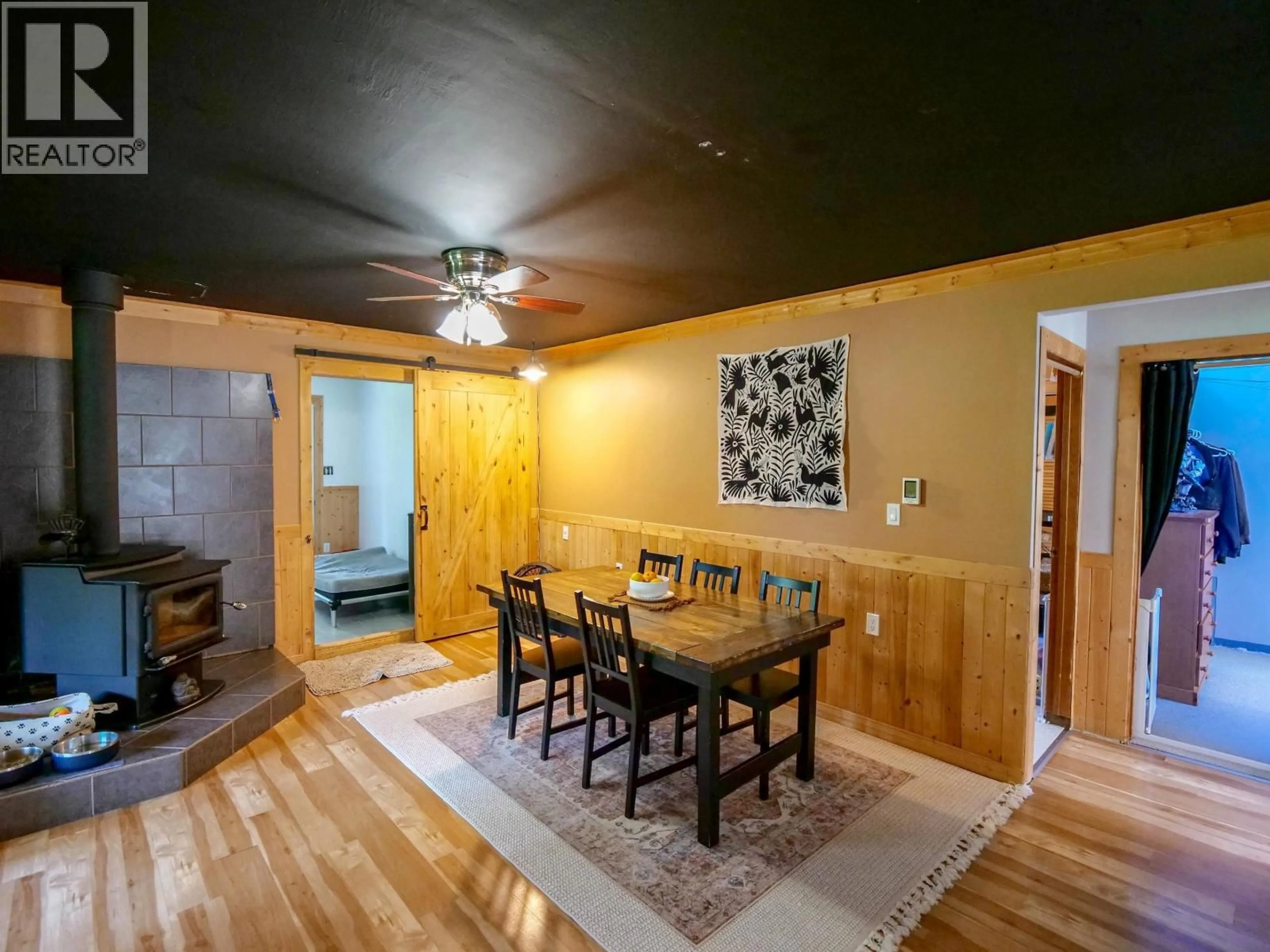 Dining room, wood/laminate floor for 3861 HILLCREST ROAD, Quesnel British Columbia V2J6T6