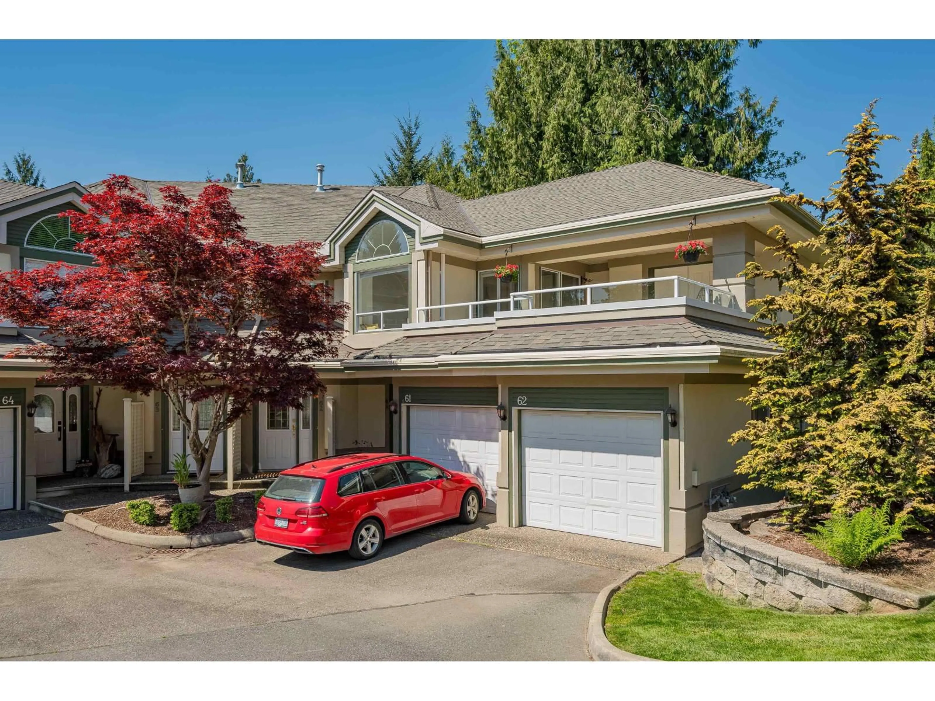 Home with vinyl exterior material, street for 62 - 4001 OLD CLAYBURN ROAD, Abbotsford British Columbia V3G1C5