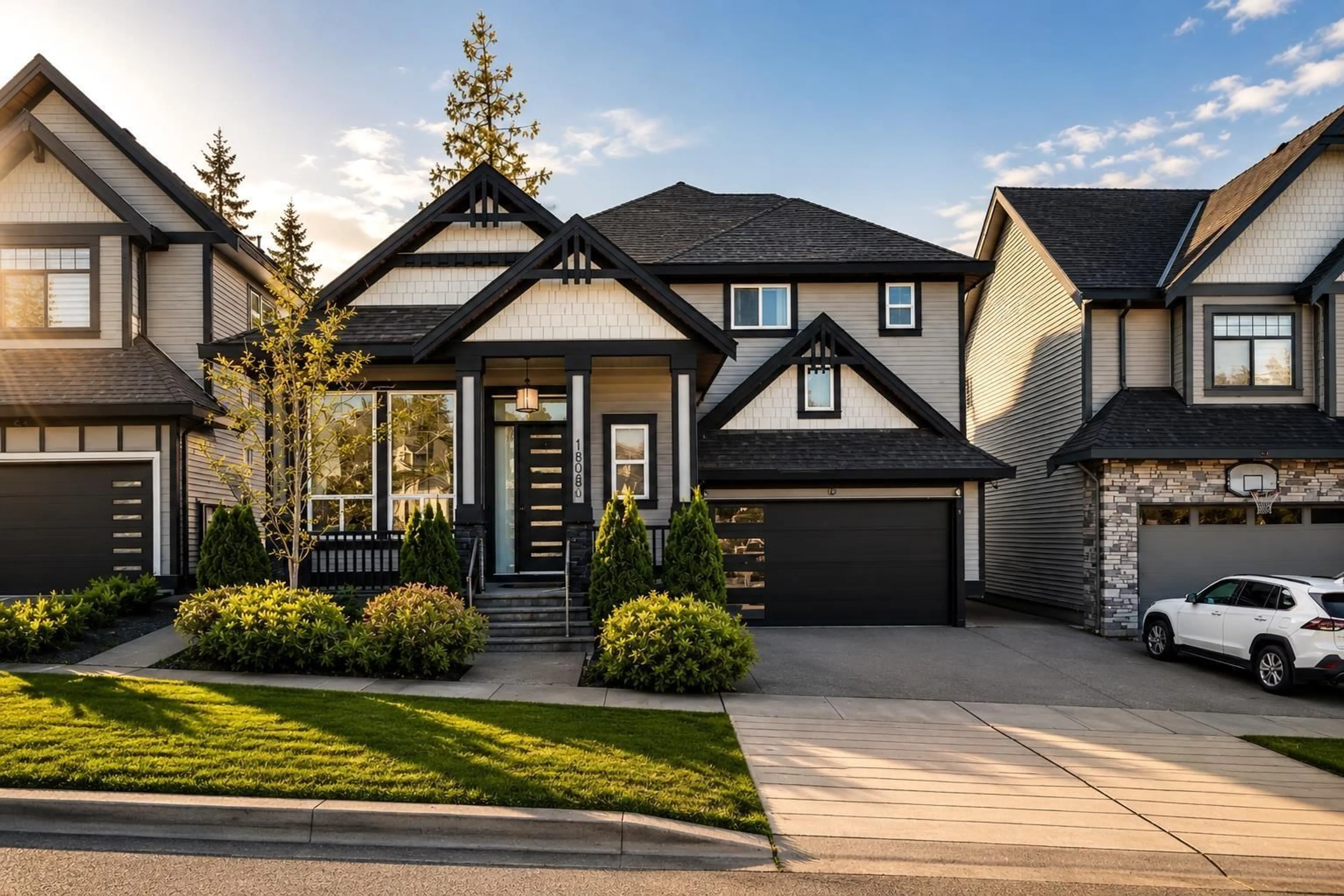 Home with brick exterior material, street for 18080 67 AVENUE, Surrey British Columbia V3S8C3