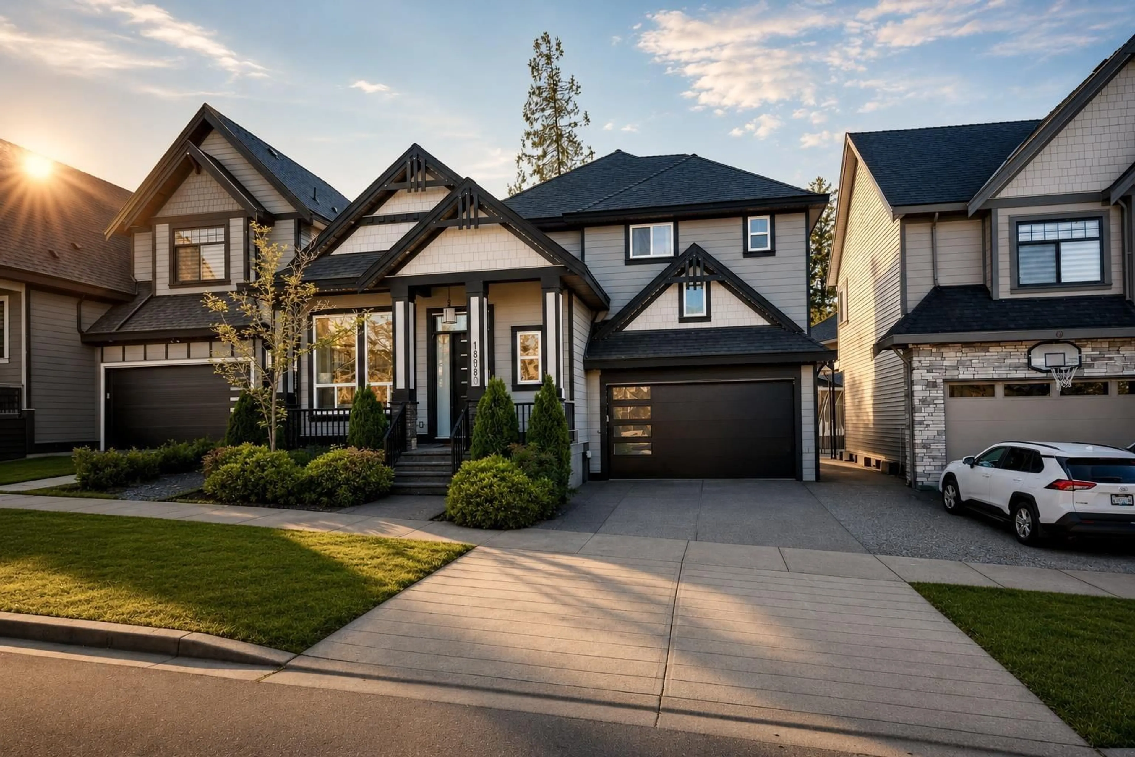 Home with brick exterior material, street for 18080 67 AVENUE, Surrey British Columbia V3S8C3