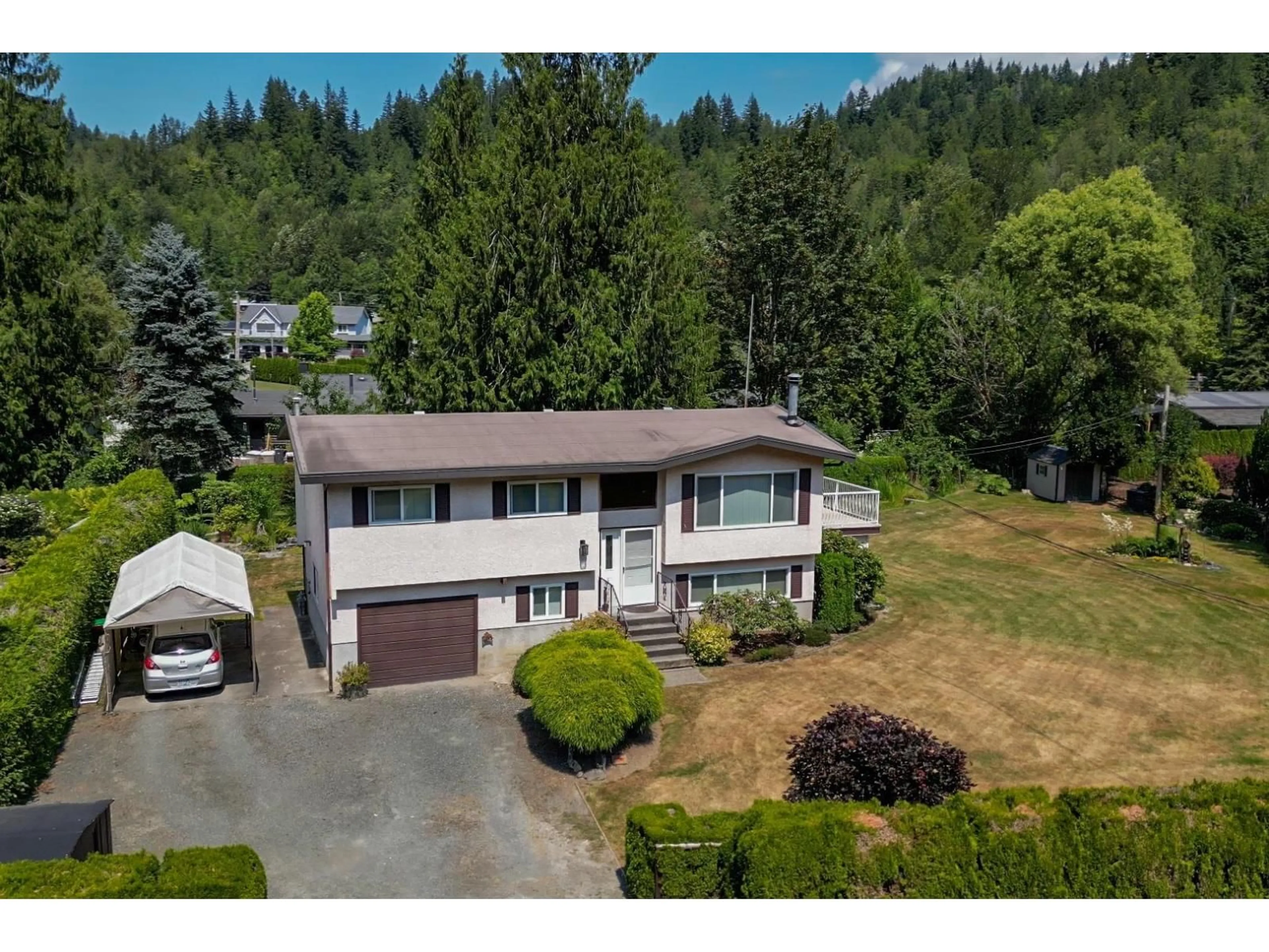 A pic from outside/outdoor area/front of a property/back of a property/a pic from drone, unknown for 49125 BELL ACRES ROAD, Chilliwack British Columbia V4Z1C1