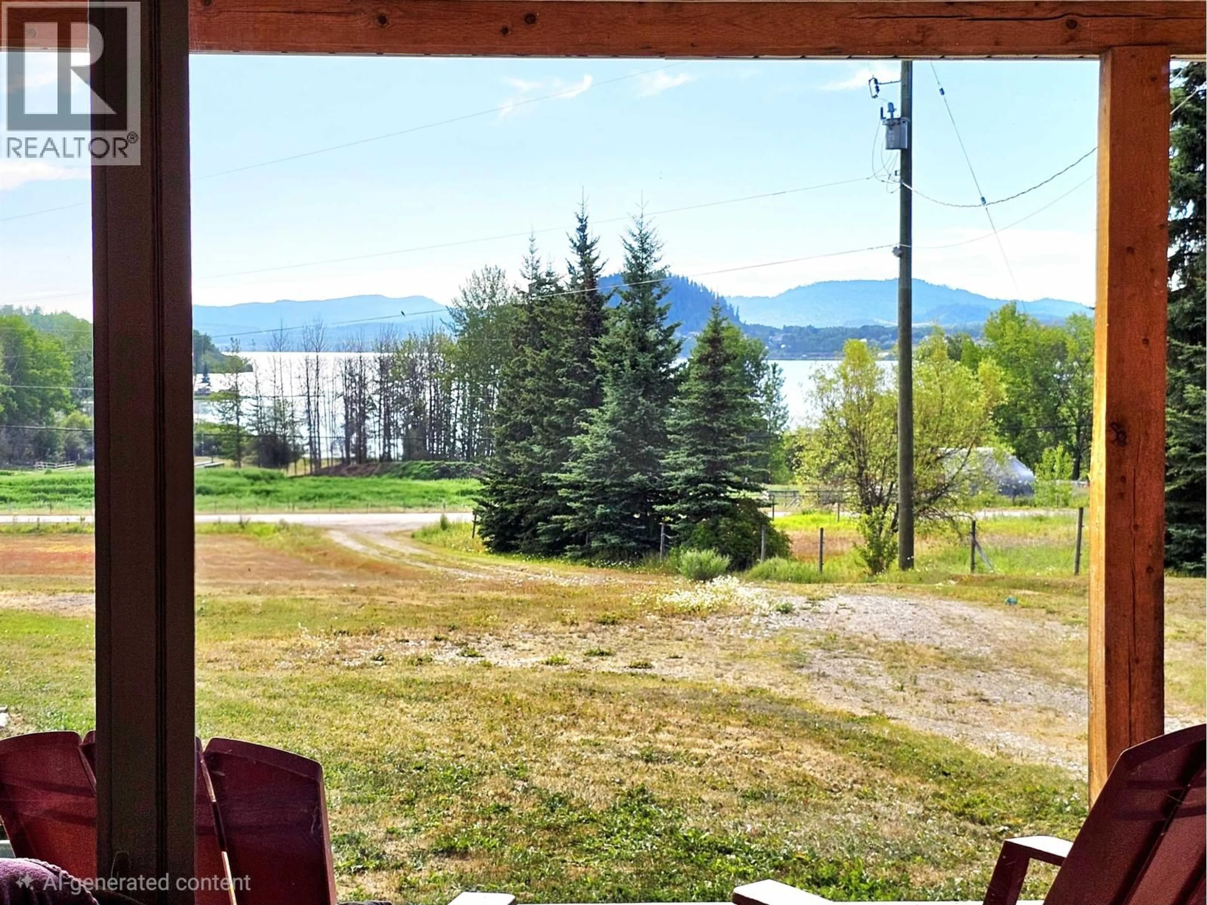 Patio, water/lake/river/ocean view for 7086 STELLA ROAD, Fraser Lake British Columbia V0J1S0