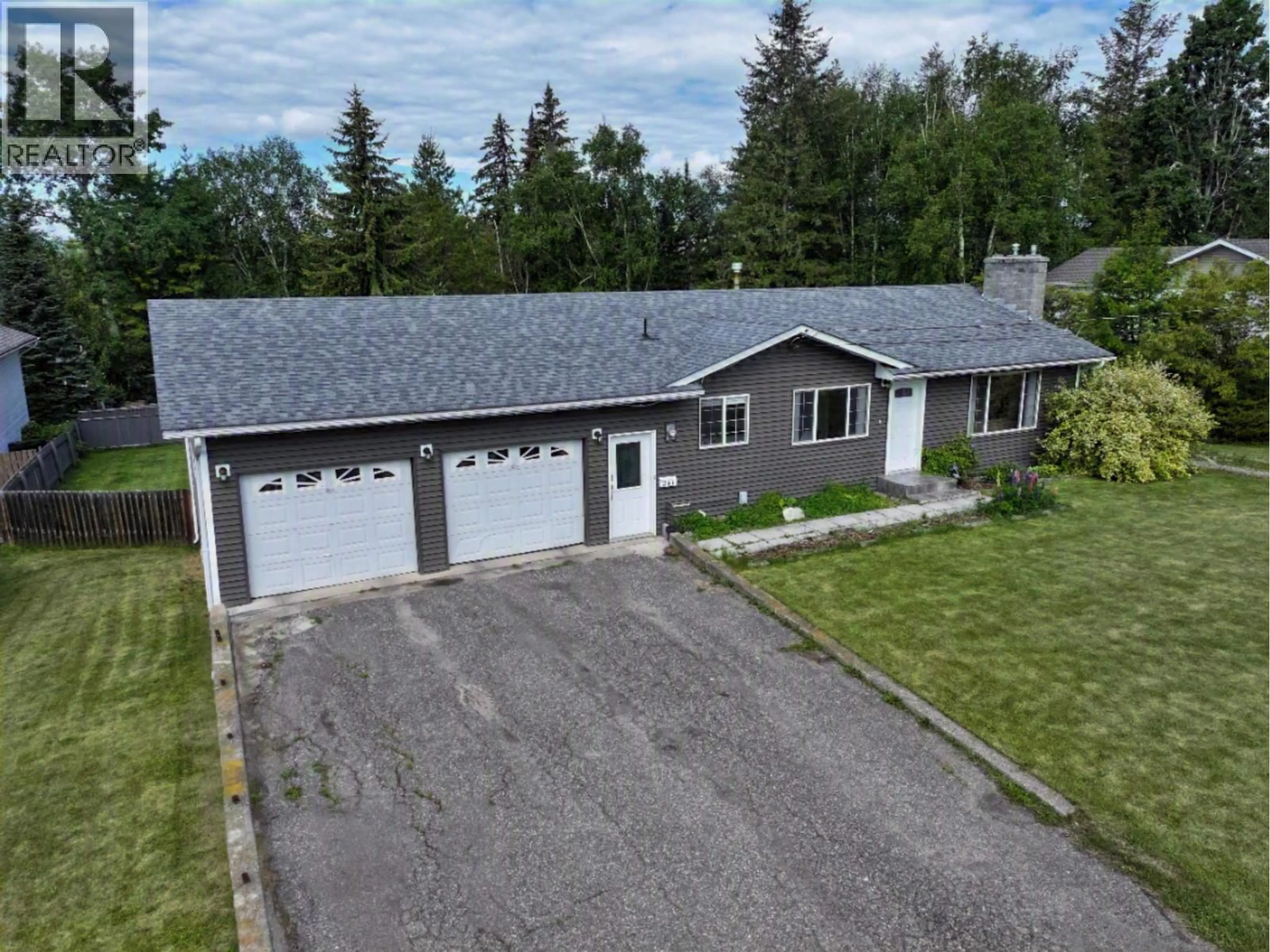 A pic from outside/outdoor area/front of a property/back of a property/a pic from drone, street for 241 ENEMARK ROAD, Quesnel British Columbia V2J4G8