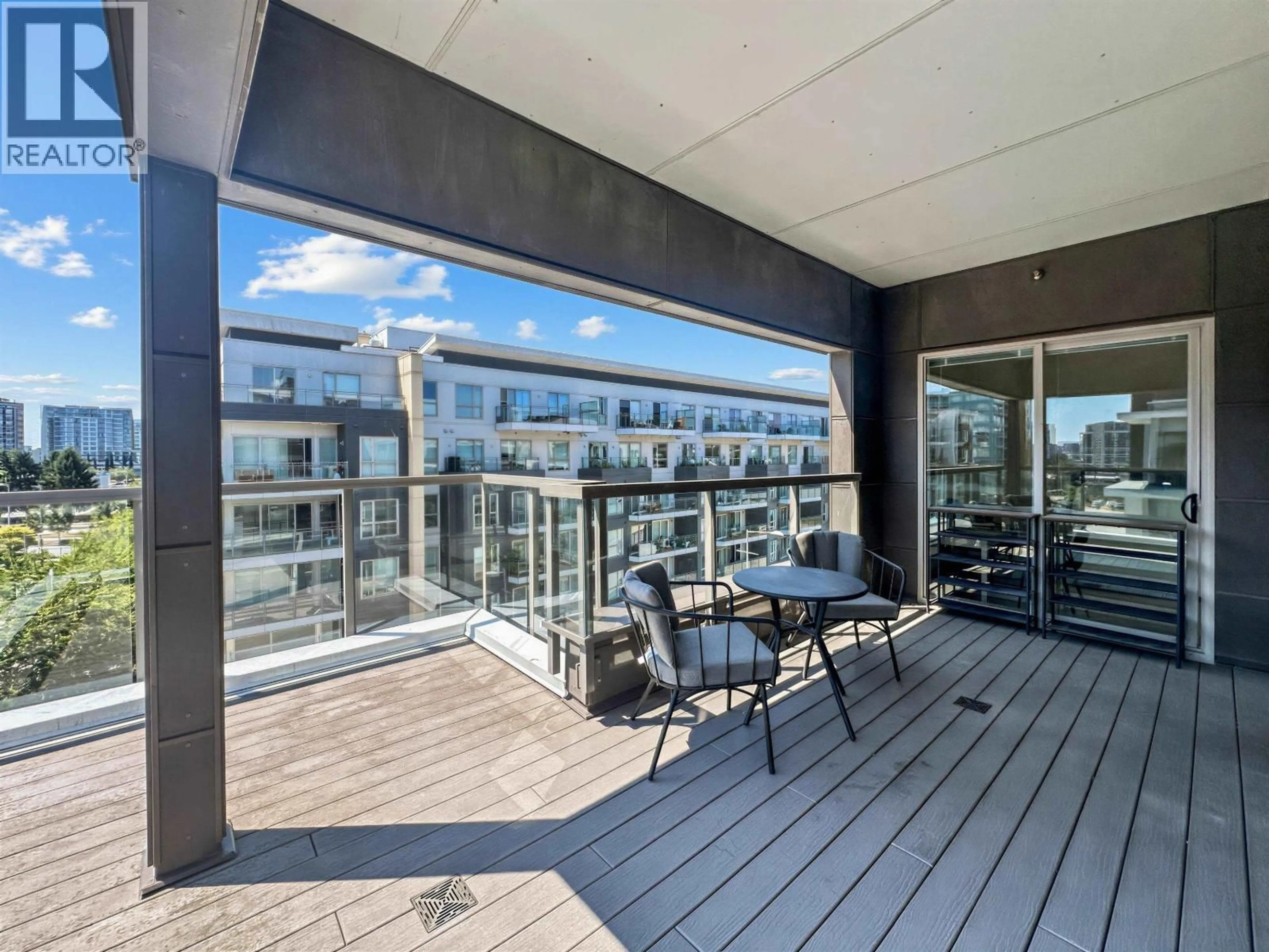 Patio, water/lake/river/ocean view for 617 - 7008 RIVER PARKWAY, Richmond British Columbia V6X0R1
