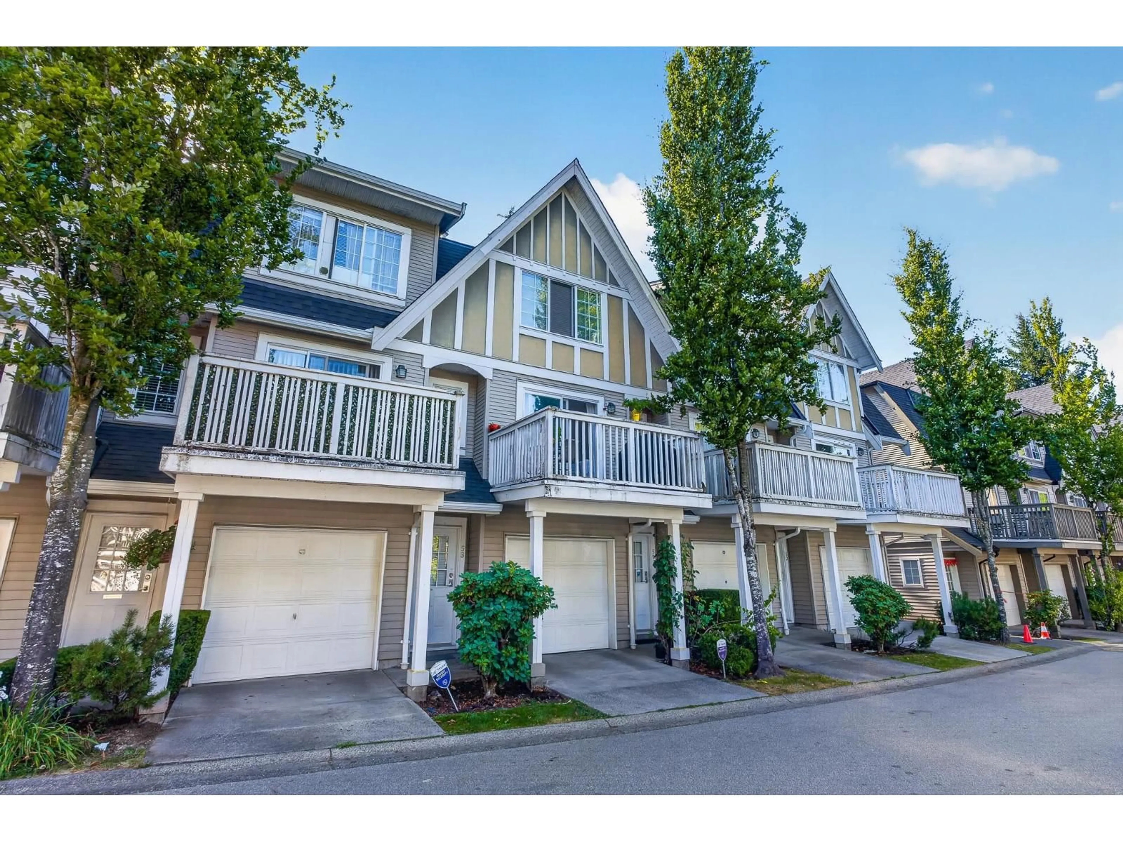 A pic from outside/outdoor area/front of a property/back of a property/a pic from drone, street for 59 - 8775 161 STREET, Surrey British Columbia V4N5G3