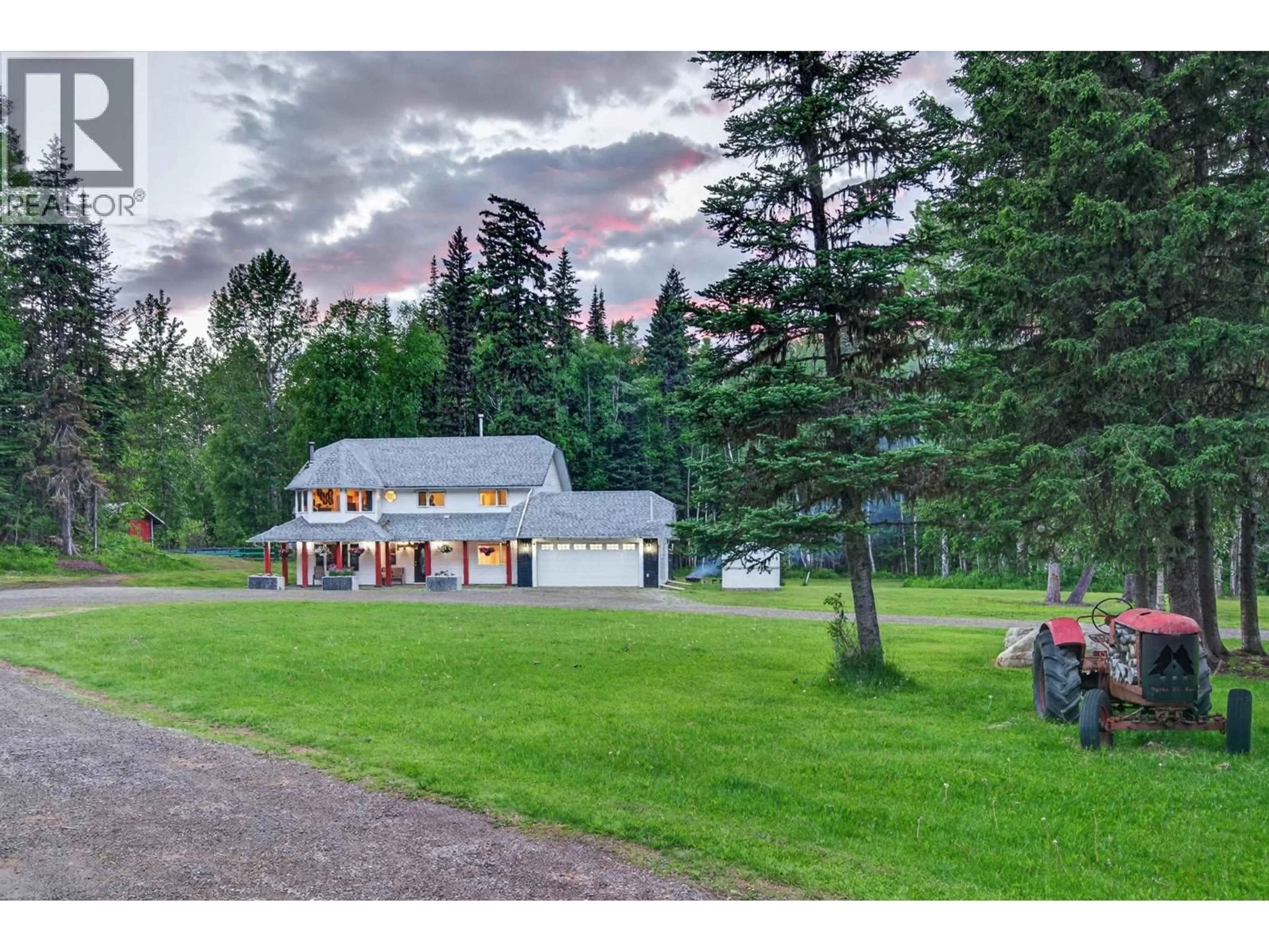 A pic from outside/outdoor area/front of a property/back of a property/a pic from drone, mountain view for 9365 OLAF ROAD, Prince George British Columbia V2K5H8