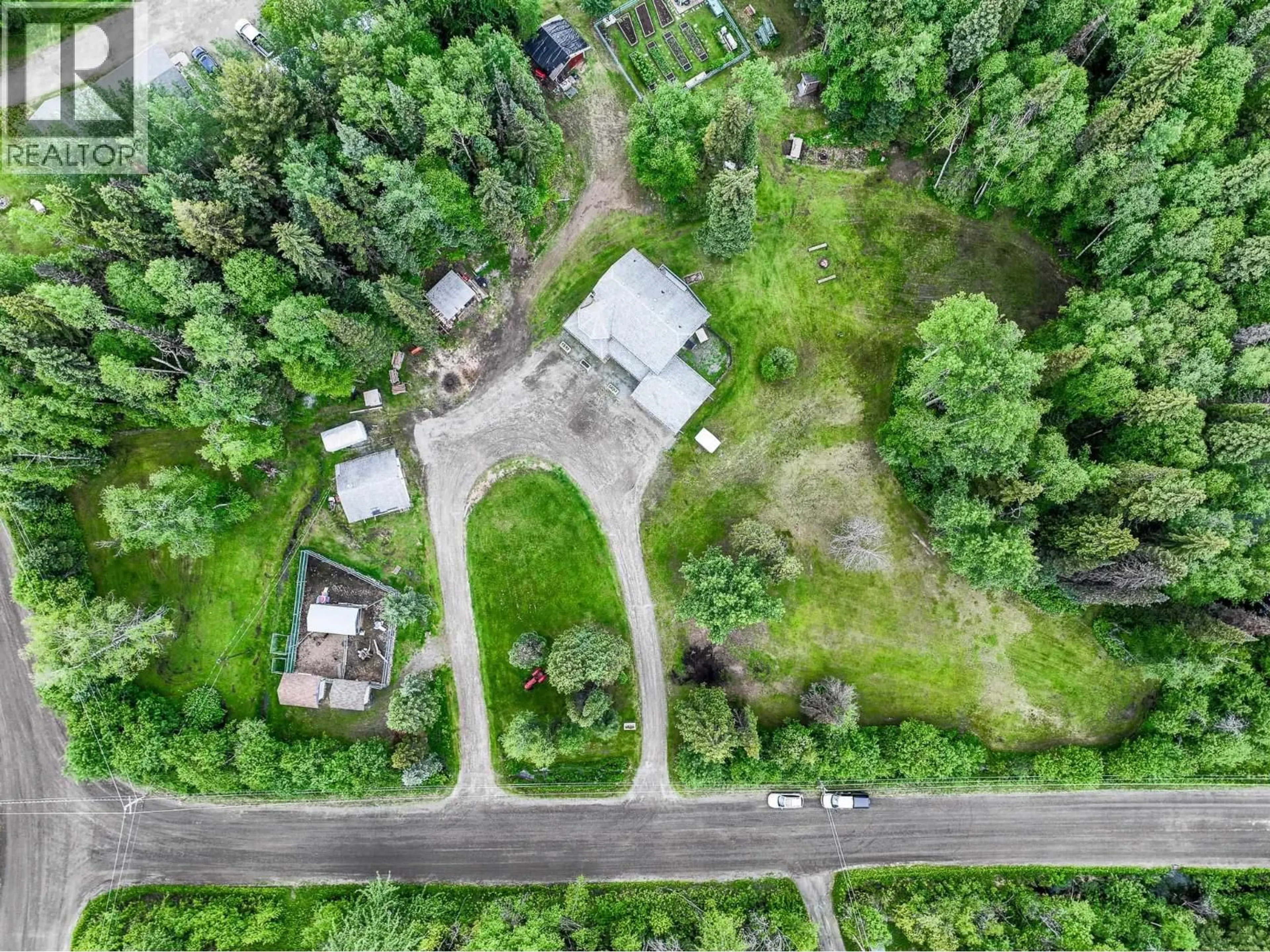 A pic from outside/outdoor area/front of a property/back of a property/a pic from drone, unknown for 9365 OLAF ROAD, Prince George British Columbia V2K5H8