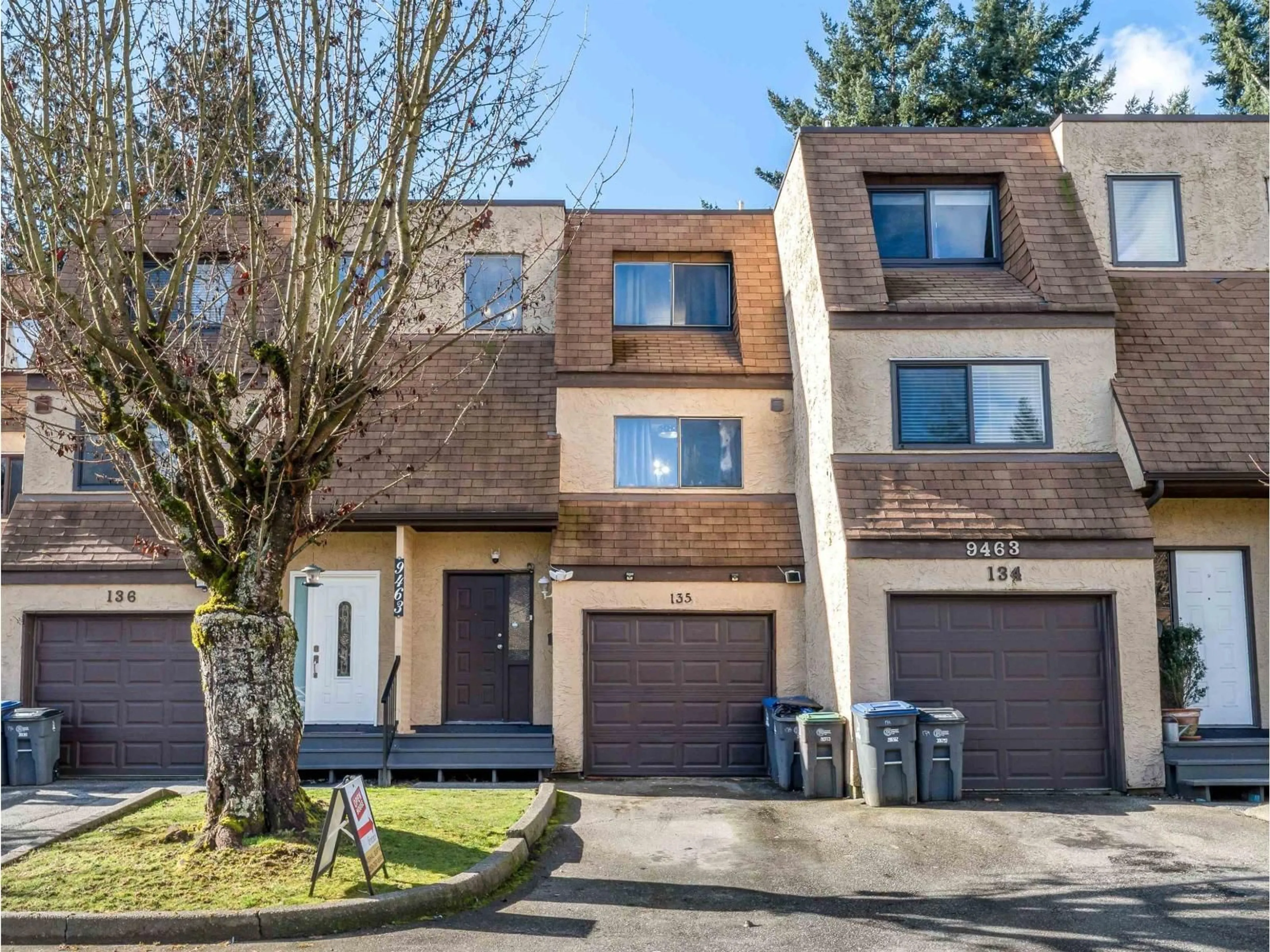 Home with brick exterior material, street for 135 - 9463 PRINCE CHARLES BOULEVARD, Surrey British Columbia V3V7G1