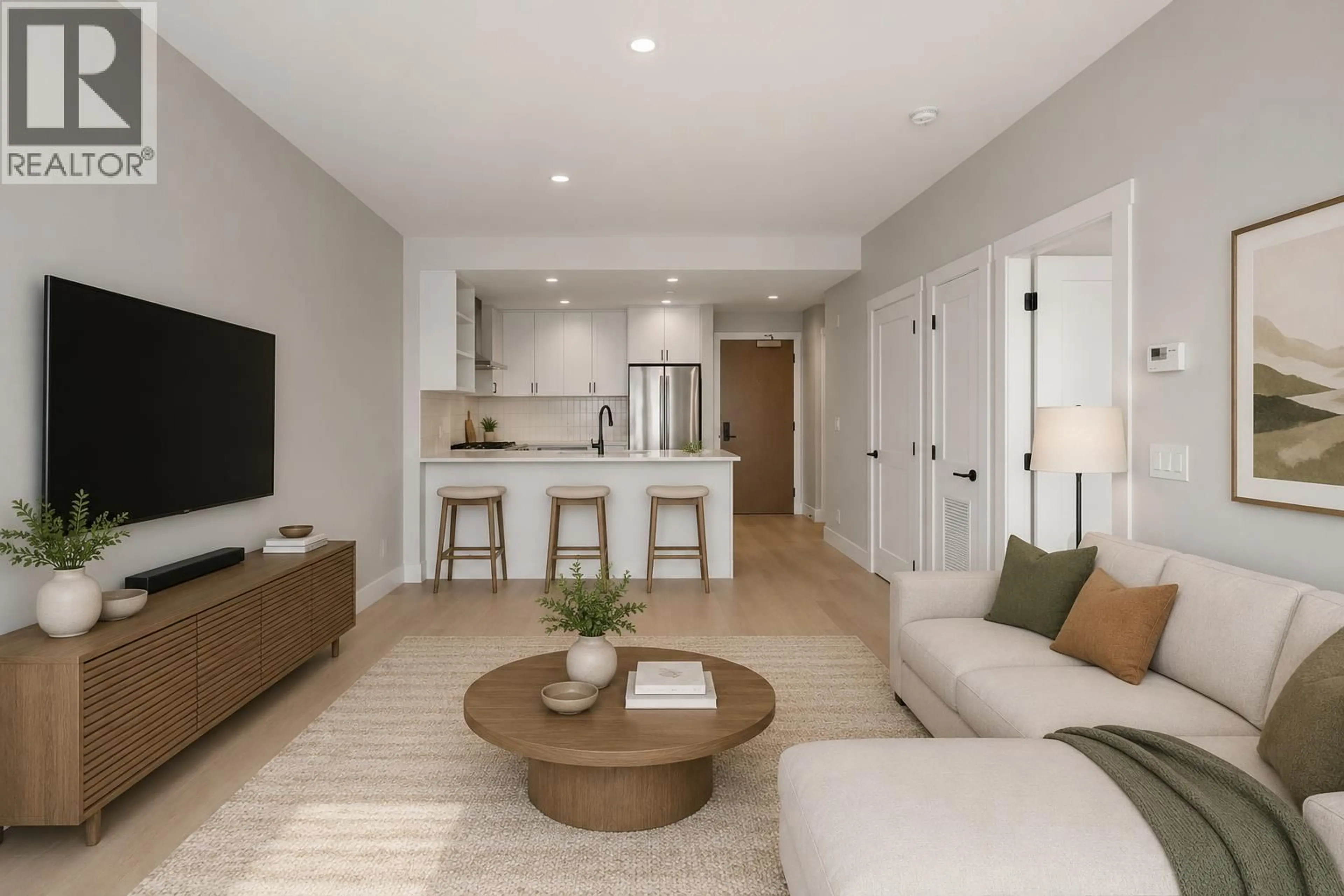 Living room with furniture, unknown for 504 - 22265 DEWDNEY TRUNK ROAD, Maple Ridge British Columbia V2X2S4