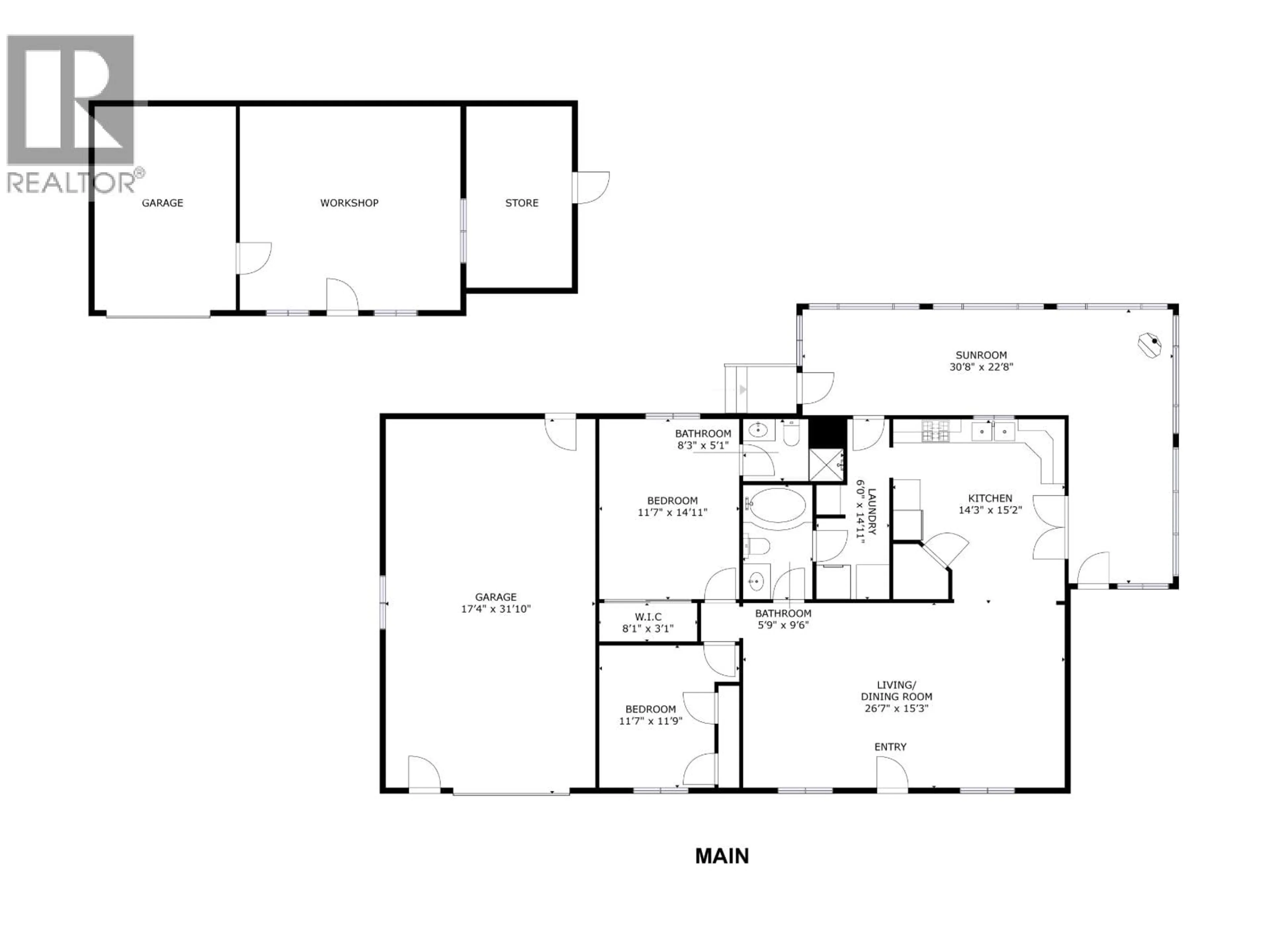 Floor plan for 8516 98 AVENUE, Fort St. John British Columbia V1J1P7