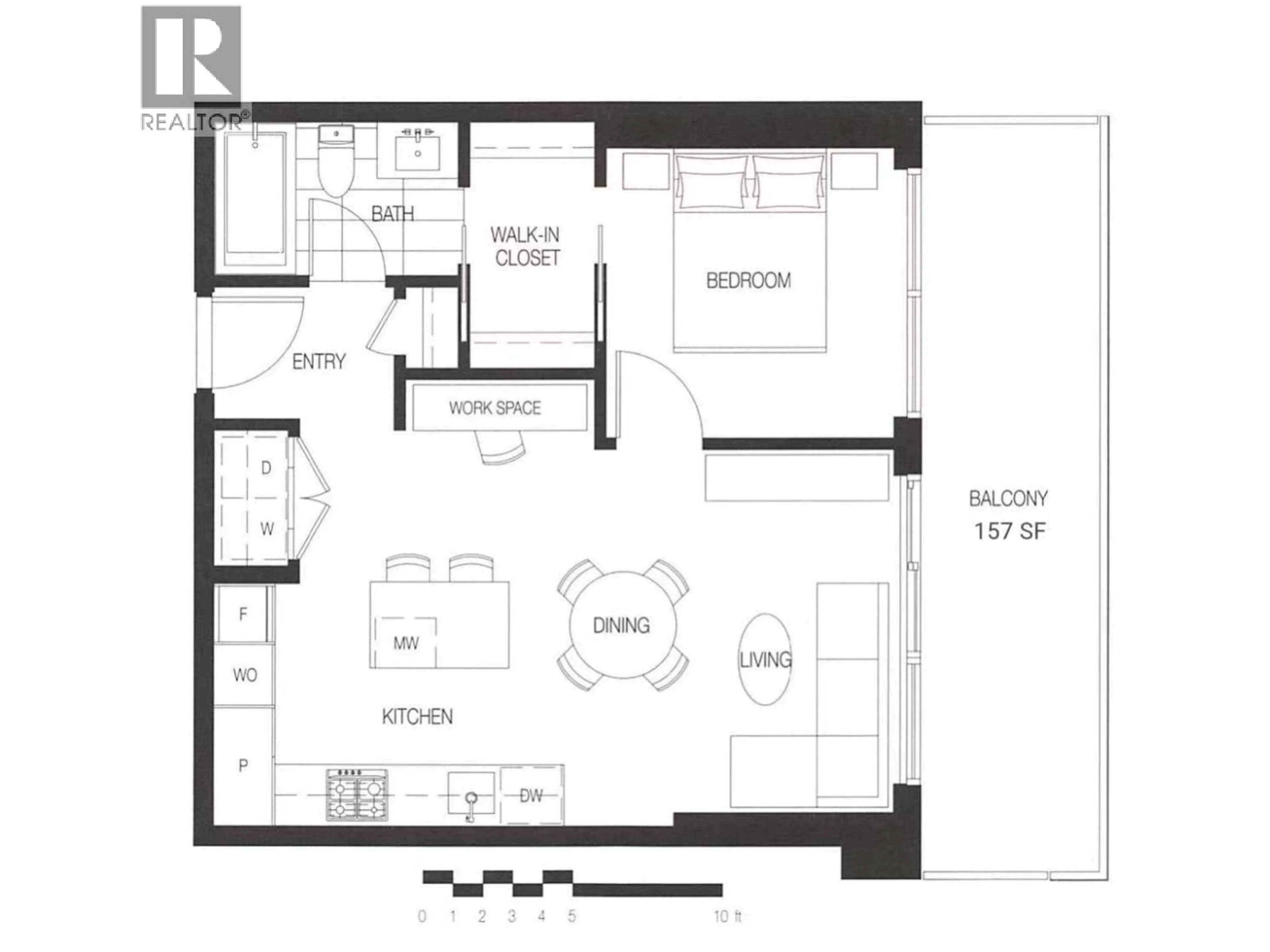 Floor plan for 1604 - 3833 EVERGREEN PLACE, Burnaby British Columbia V3J0M2