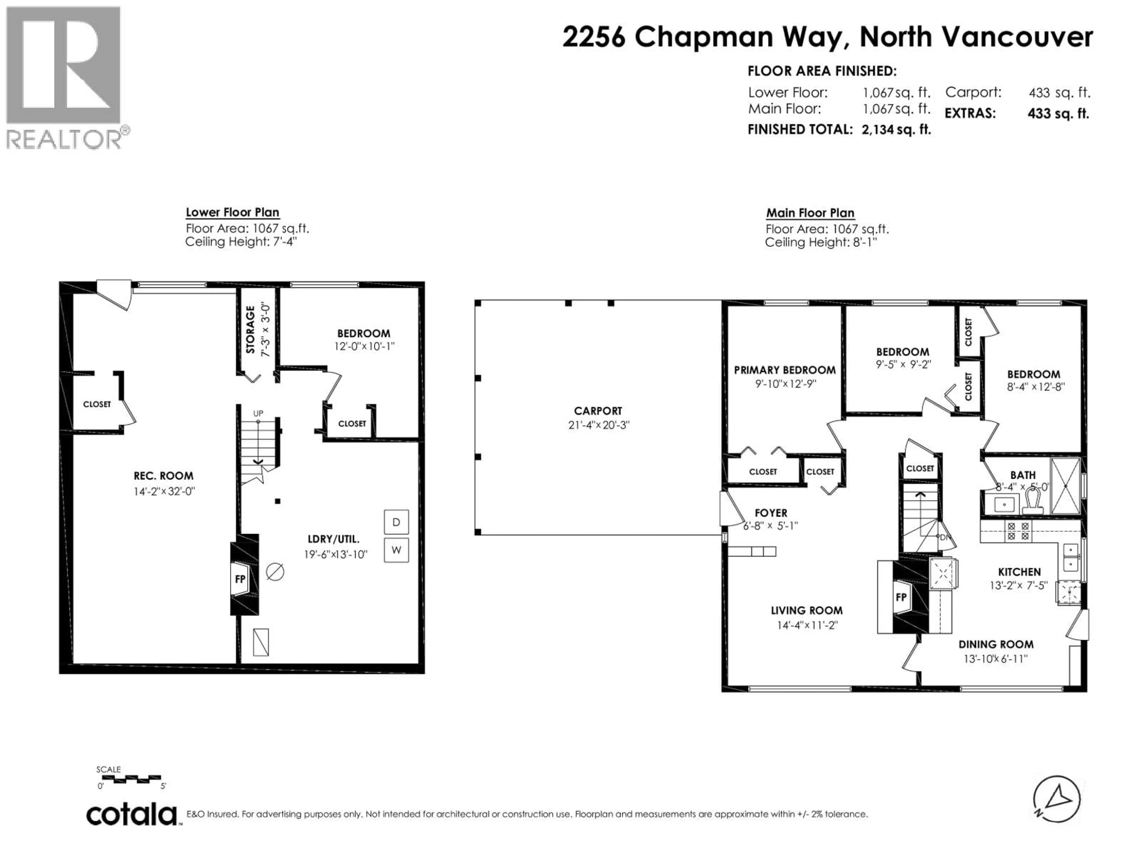 Floor plan for 2256 CHAPMAN WAY, North Vancouver British Columbia V7H1W1