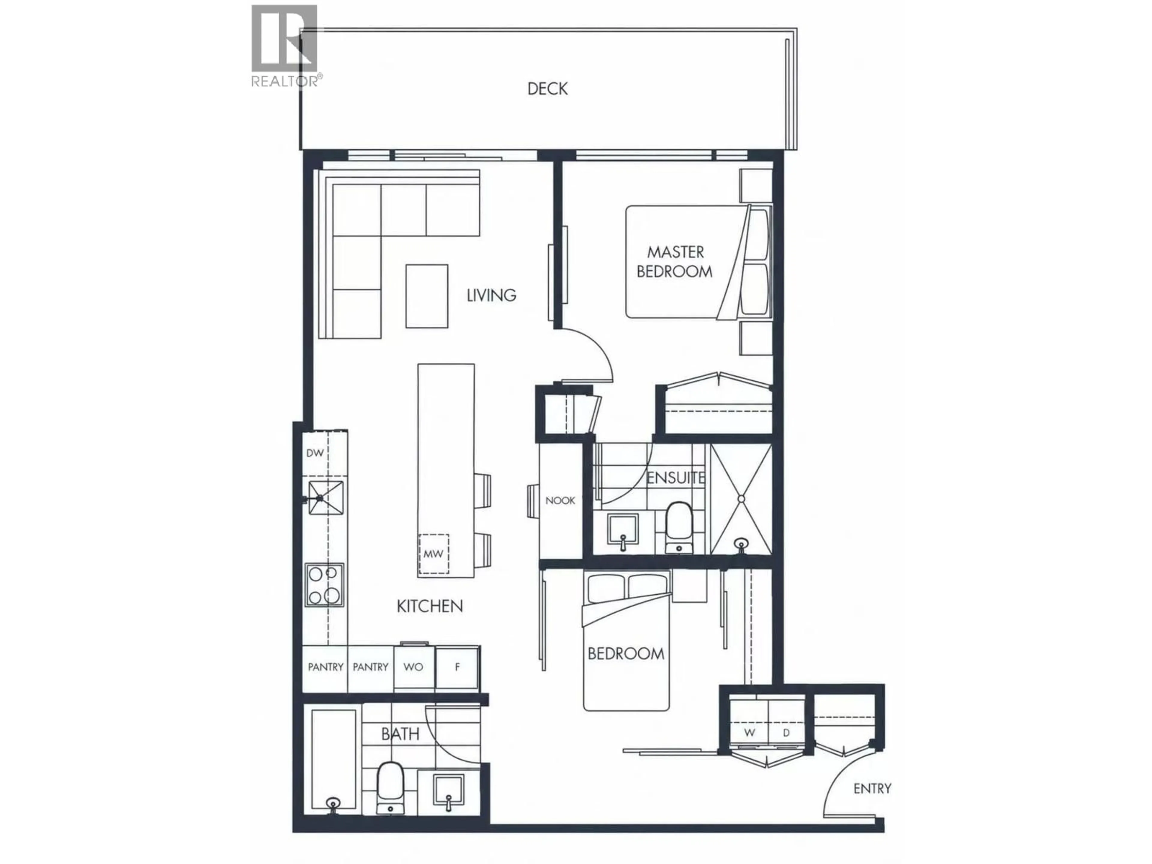 Floor plan for 2701 - 1955 ALPHA WAY, Burnaby British Columbia V5C0K6