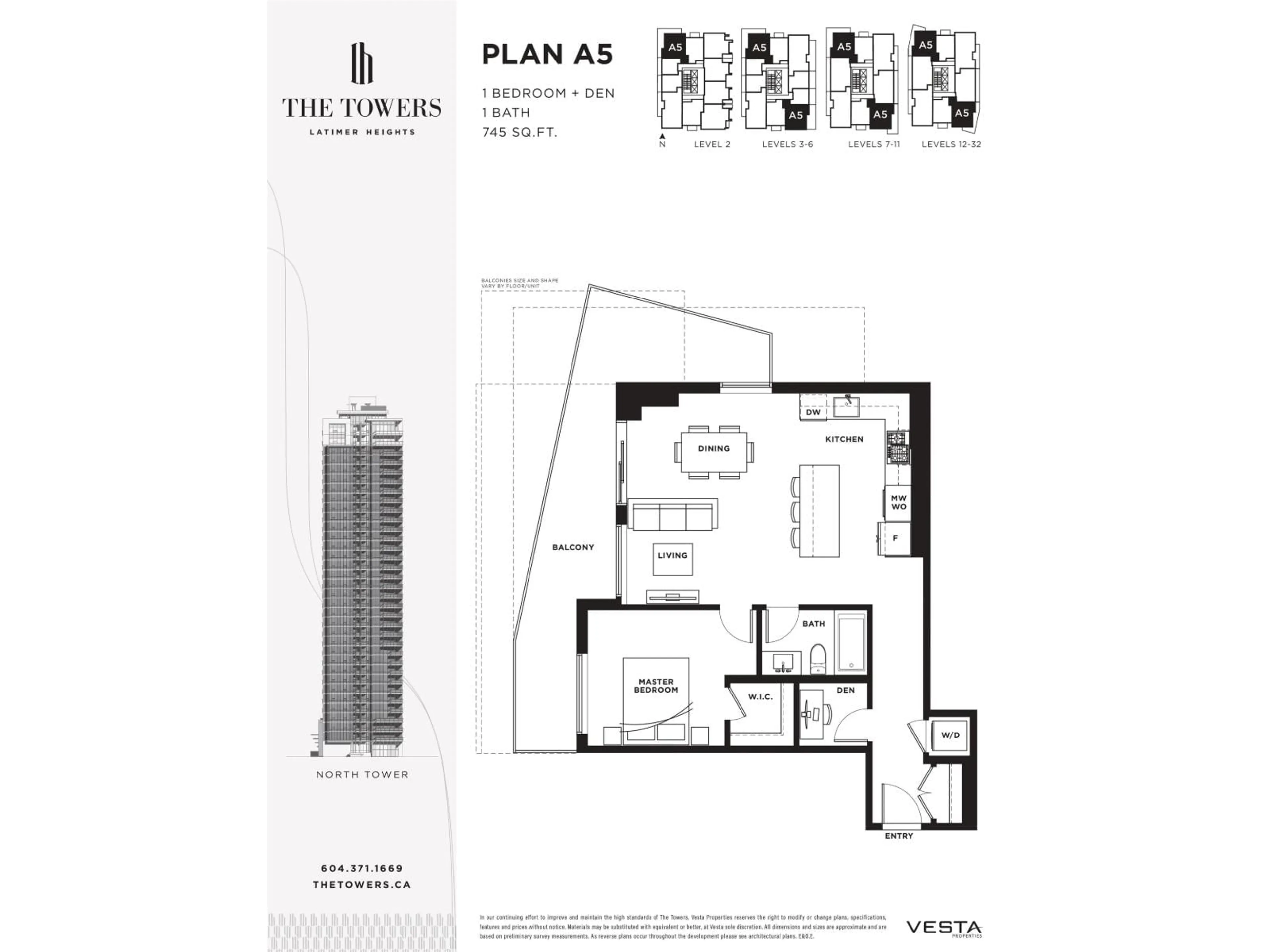 Floor plan for 403 - 8551 201 STREET, Langley British Columbia V2Y3Y5