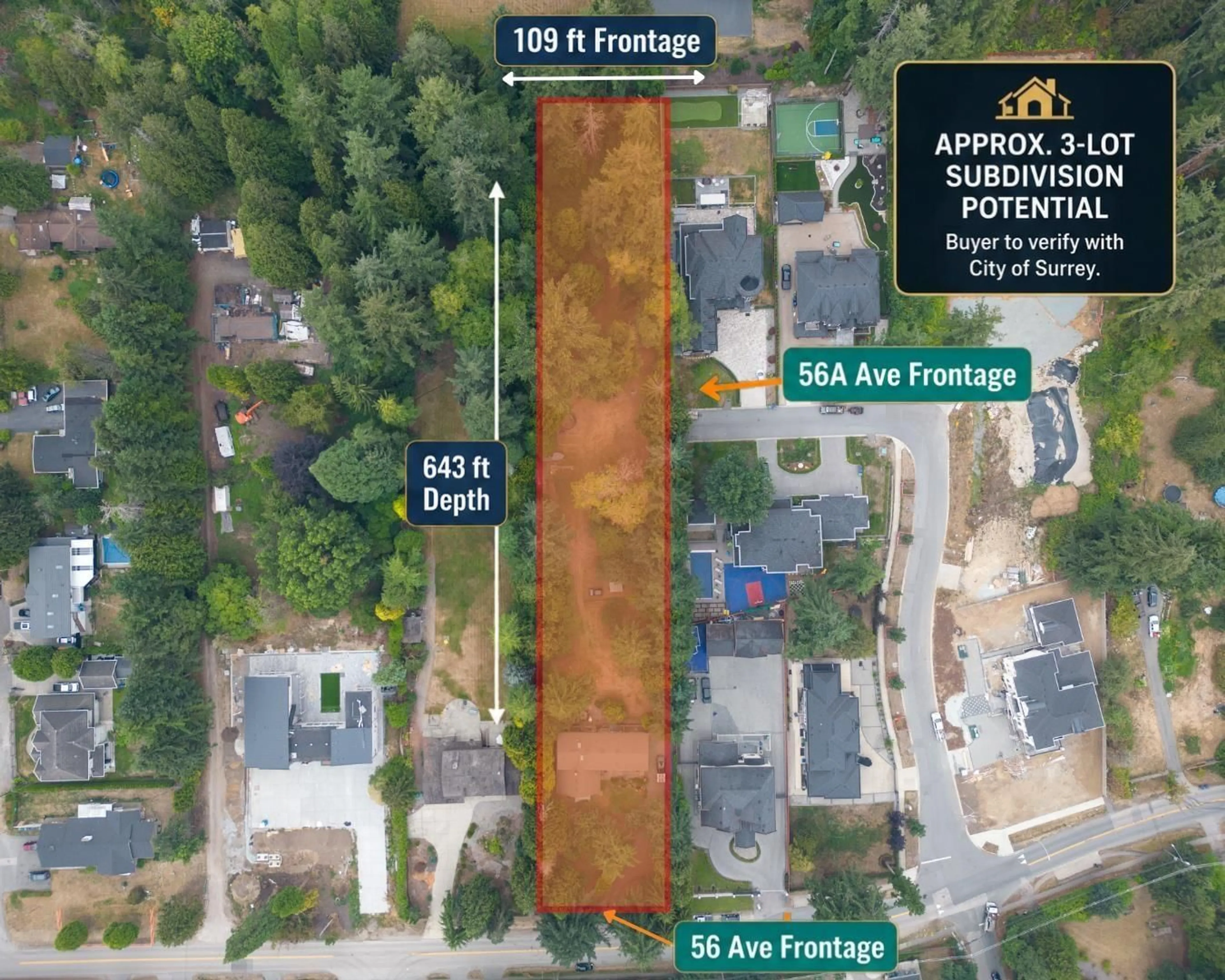 A pic from outside/outdoor area/front of a property/back of a property/a pic from drone, street for 12921 56 AVENUE, Surrey British Columbia V3W2P4
