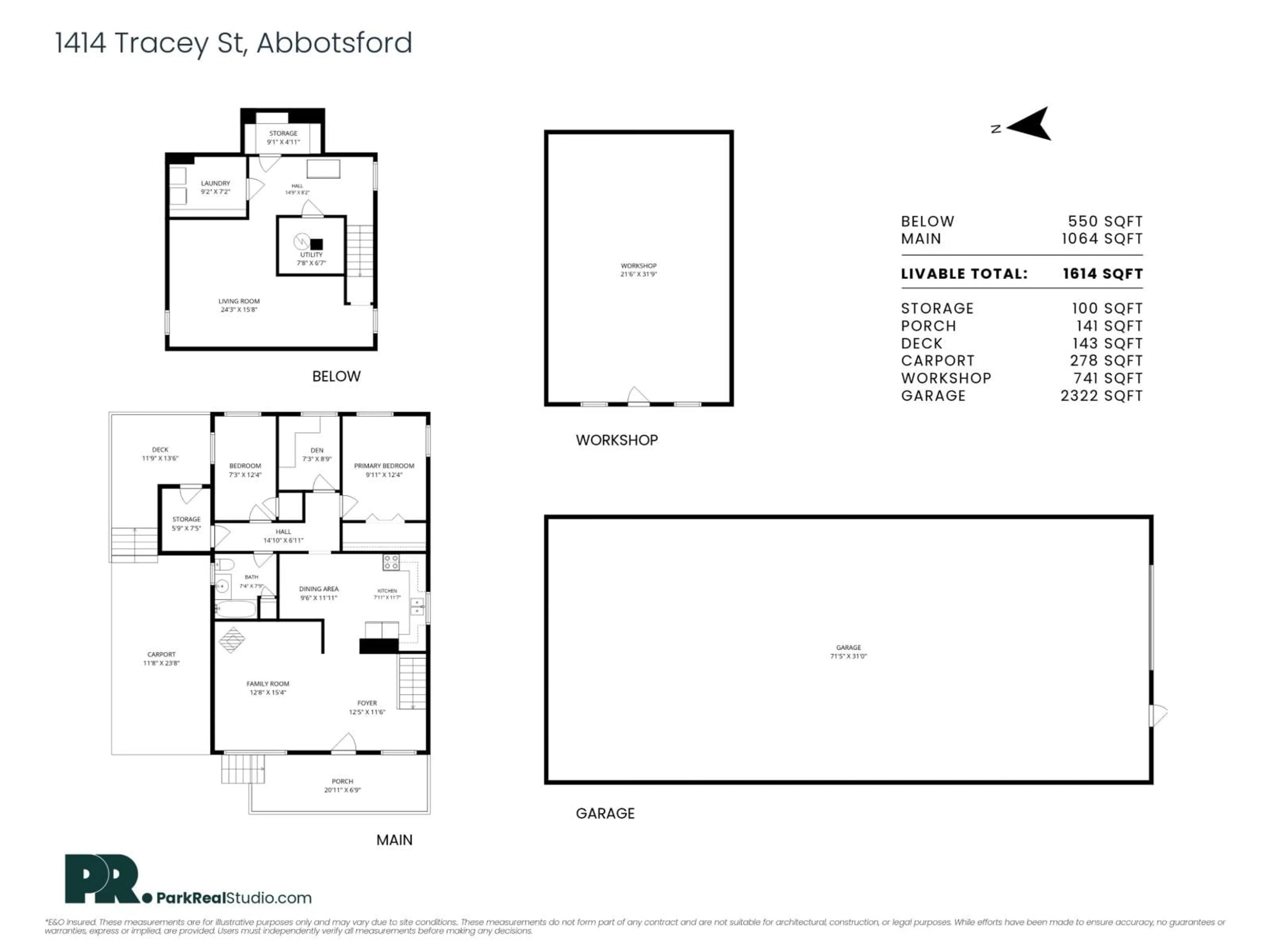 Floor plan for 1414 TRACEY STREET, Abbotsford British Columbia V2T6G3