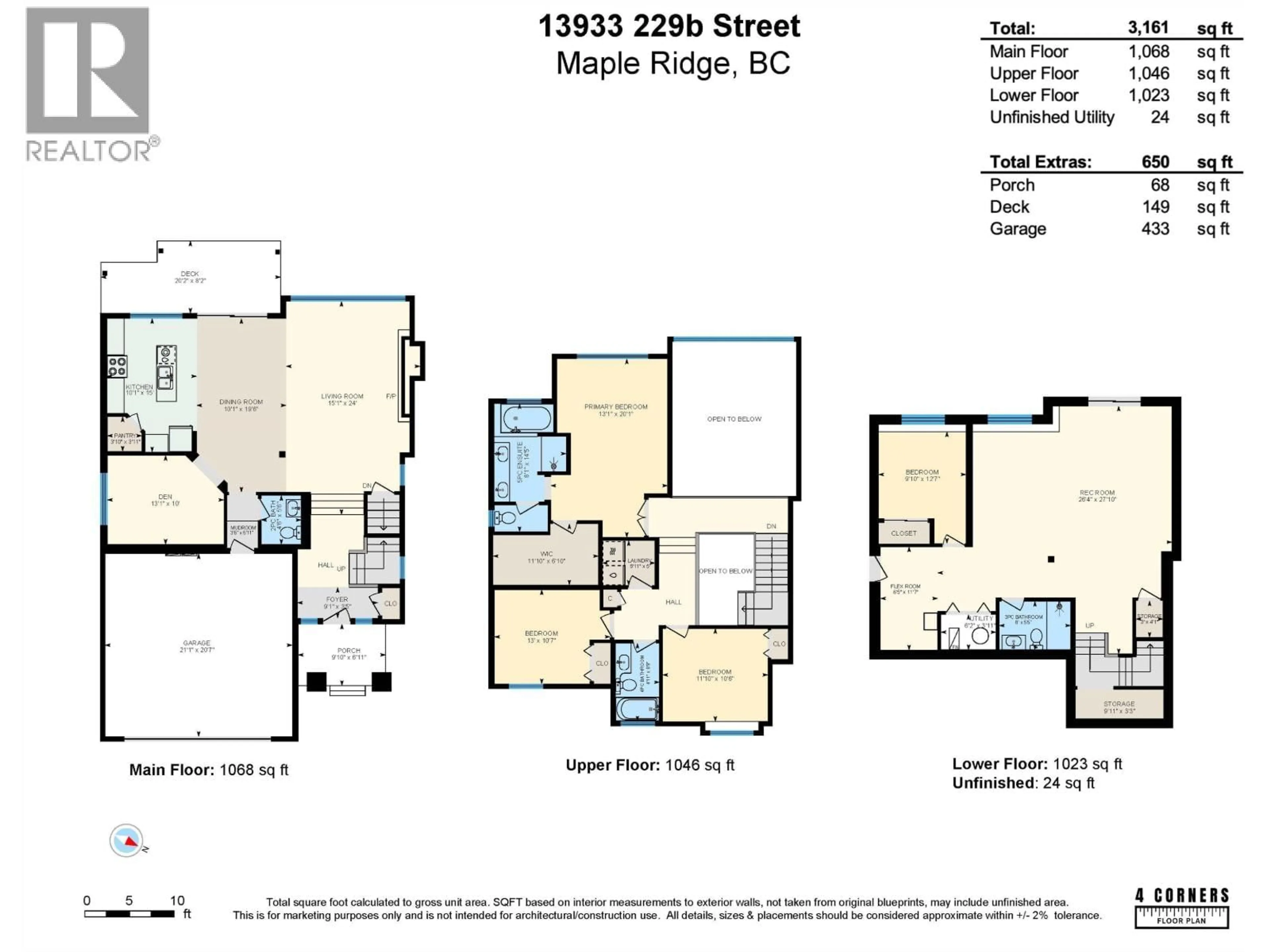 Floor plan for 13933 229B STREET, Maple Ridge British Columbia V4R2X4